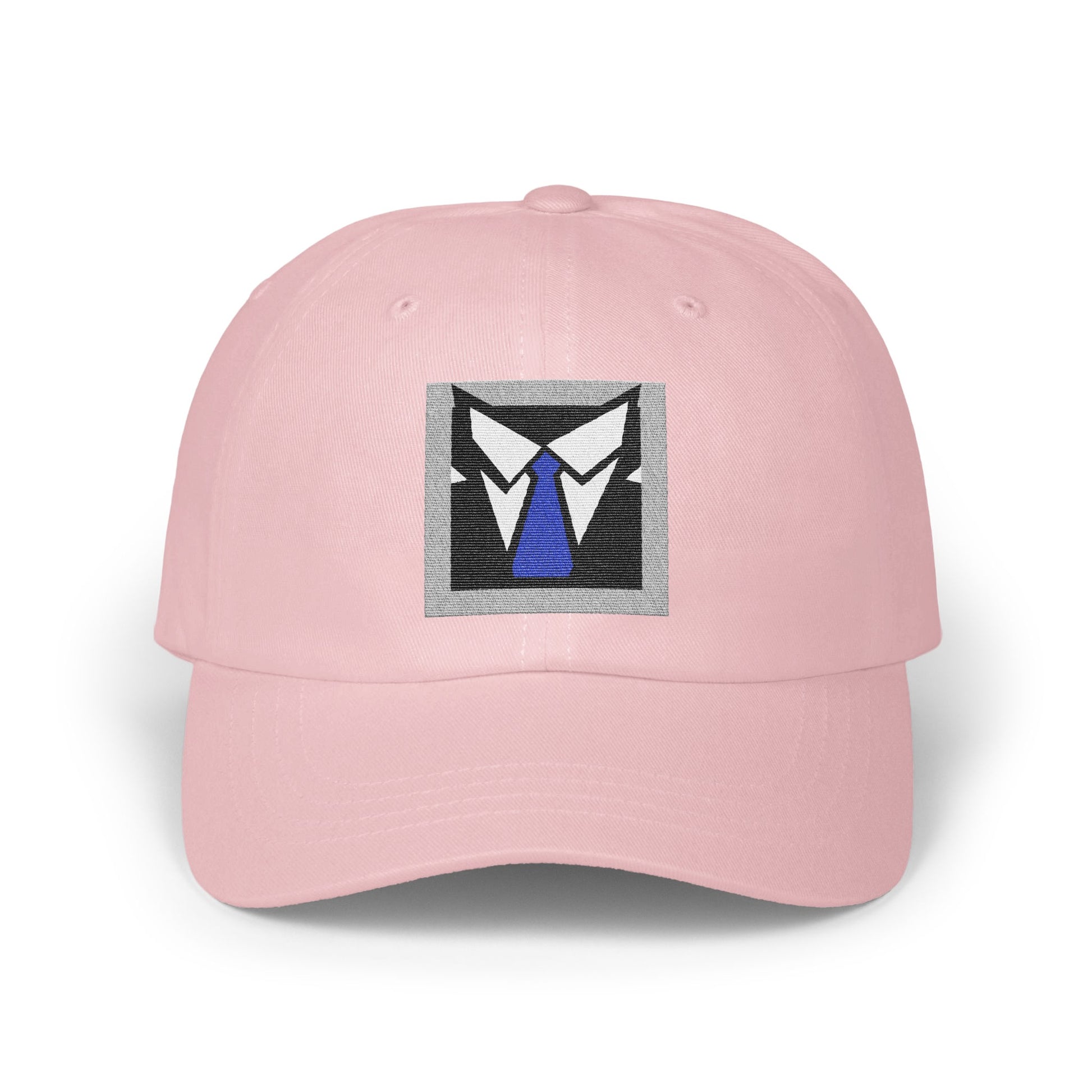 Stylish Pink Hat with Elegant Suit Design product type
