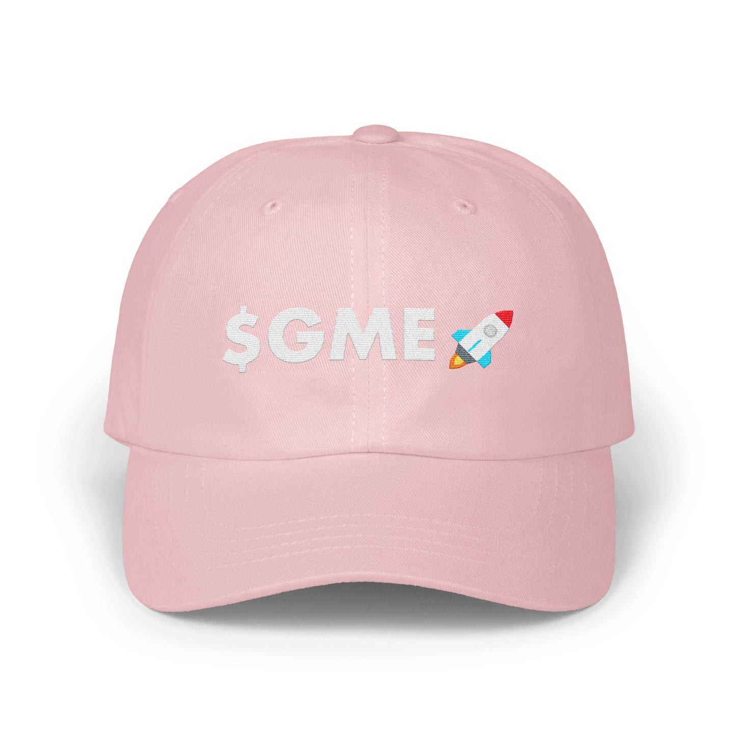 GME Rocket Icon Embroidered Pink Baseball Cap product