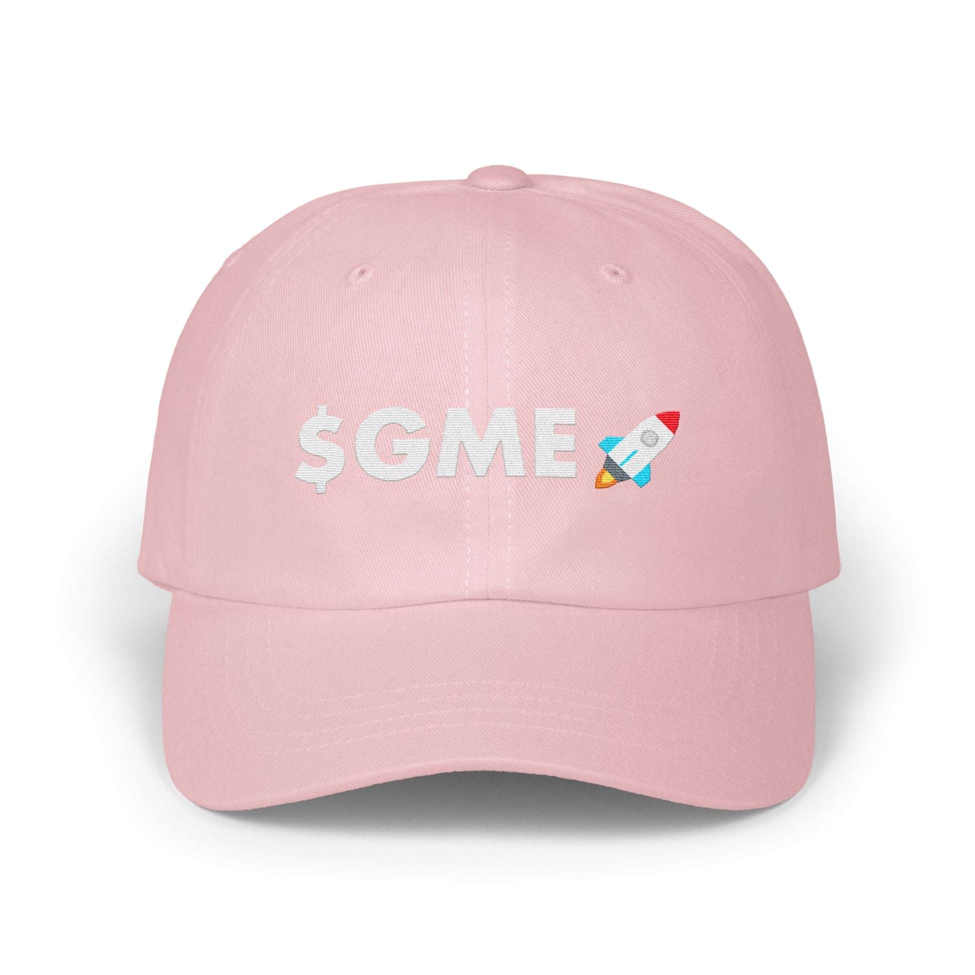 GME Rocket Icon Embroidered Pink Baseball Cap product