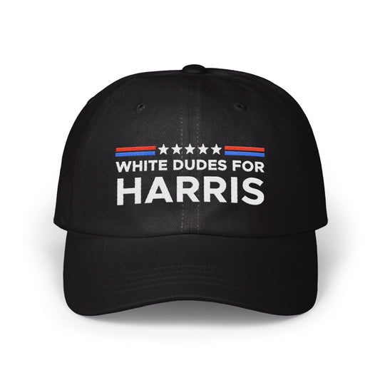 White Dudes for Harris Embroidered Hat product