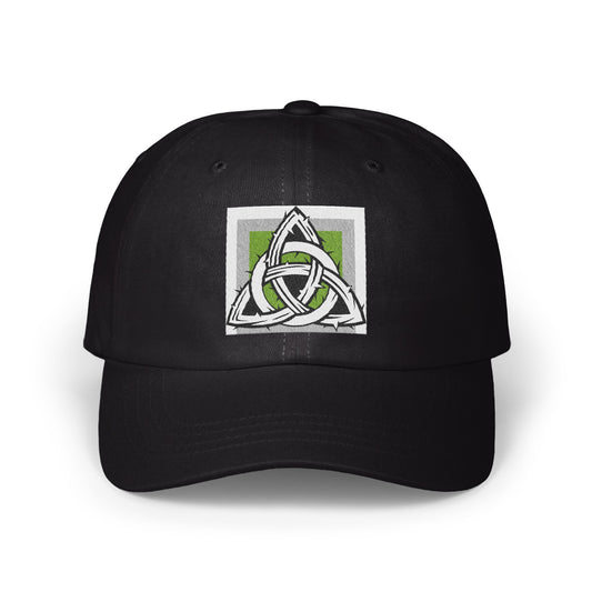 Intricate Triangle Design on Black Hat product