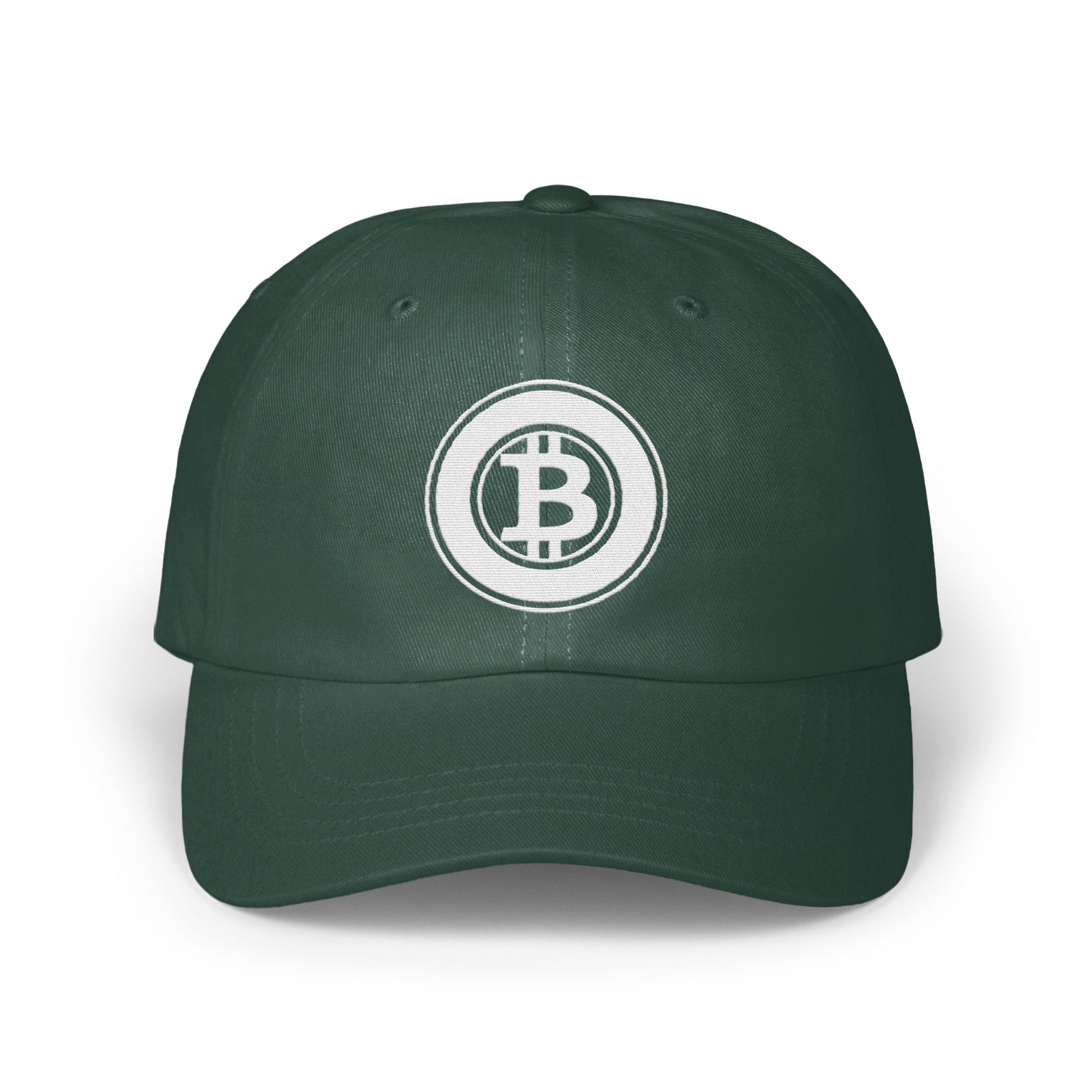 Bitcoin Logo Green Baseball Cap Hat product type