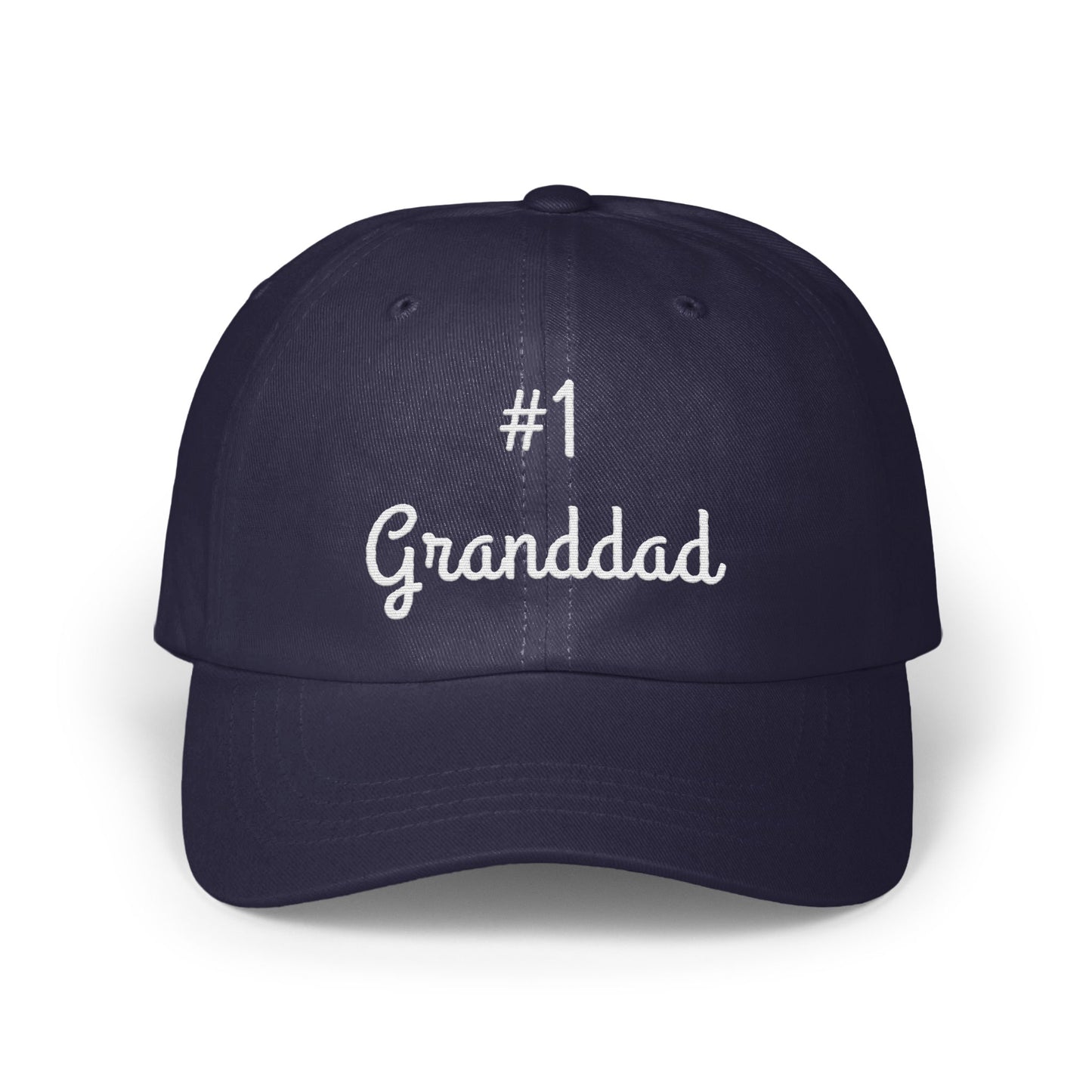 #1 Granddad Embroidered Dad Hat Cap gift product
