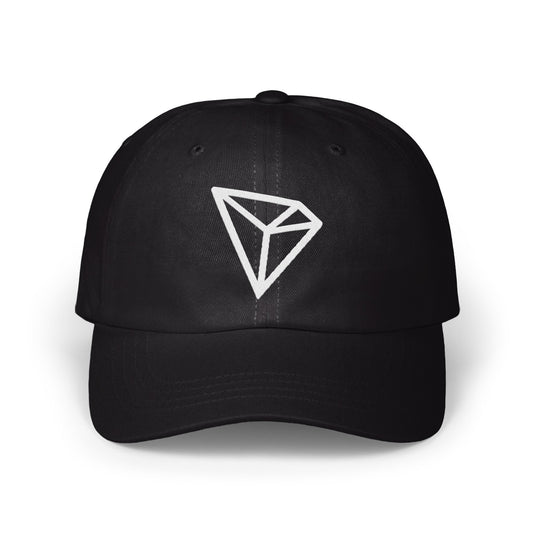 Tron Cryptocurrency Logo Black Cap Hat product