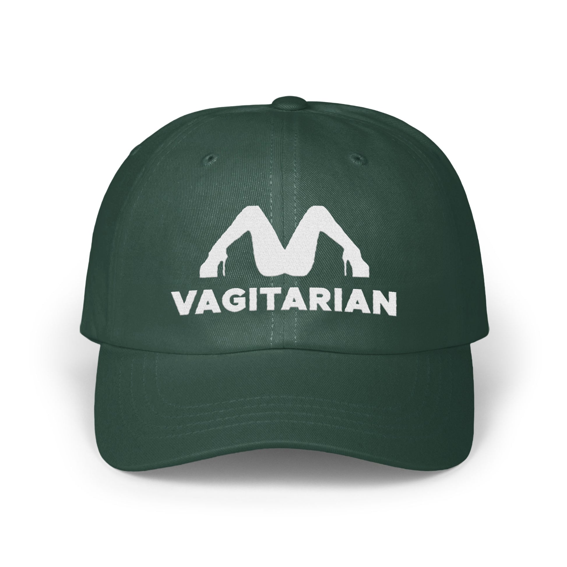 VAGITARIAN Design Dark Green Embroidered Hat product