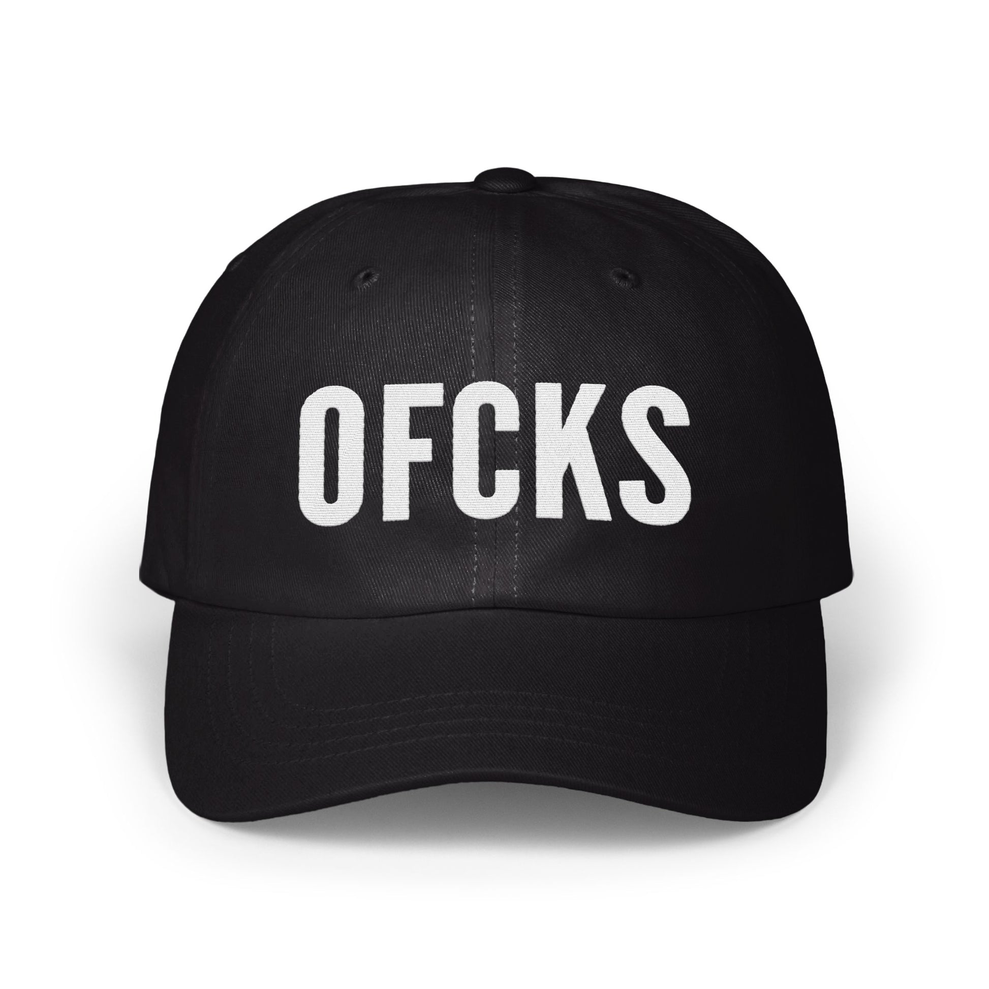 OFCKS Bold Statement Black Baseball Cap product