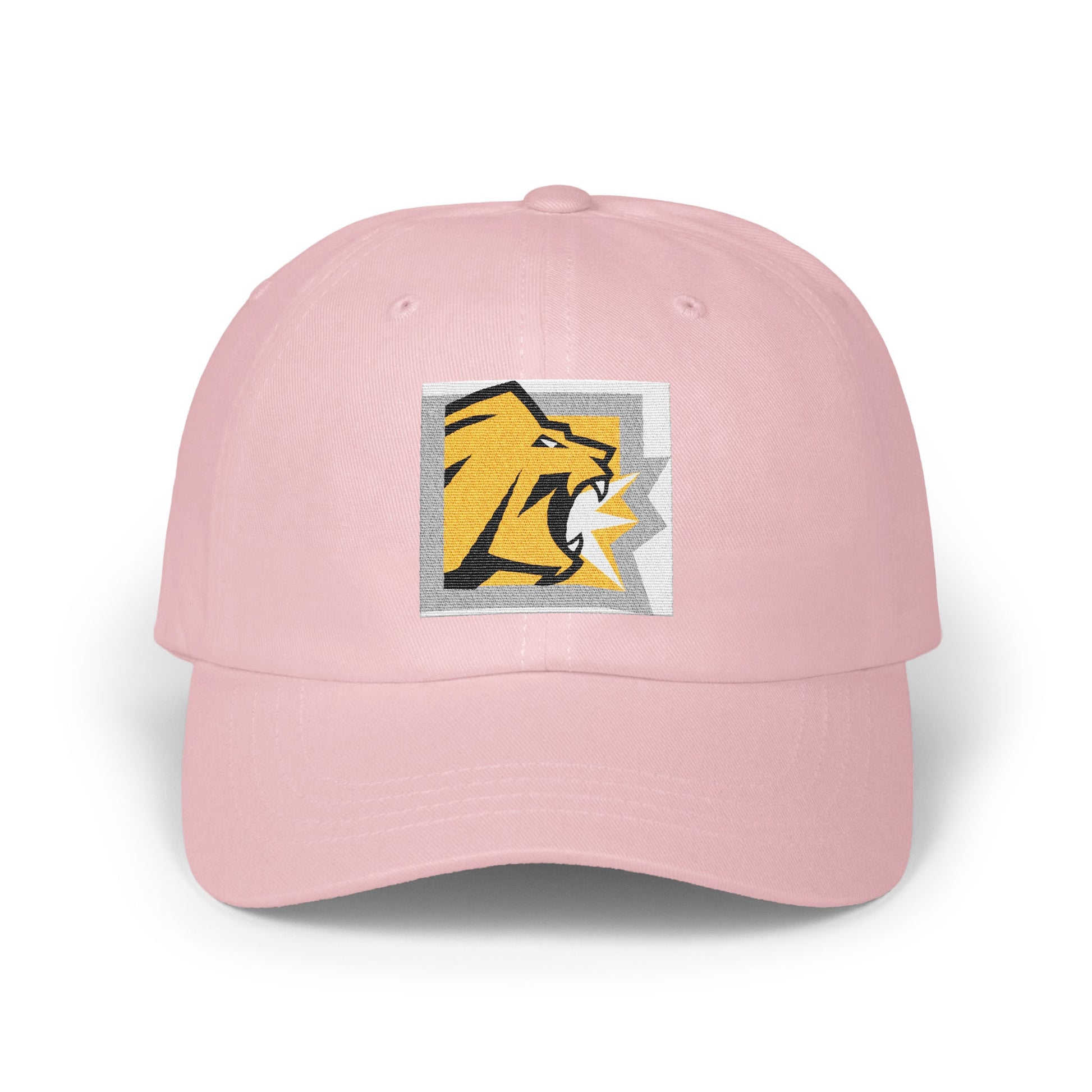 Bold Lion Logo Pink Baseball Cap Stylish Headwear product