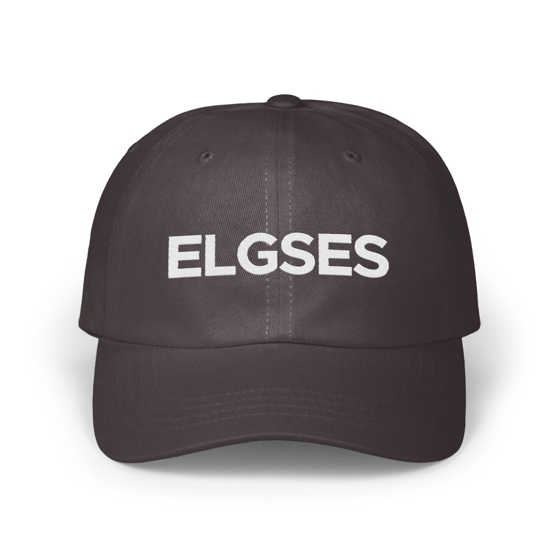 ELGSES Bold Text Design Black Cap product