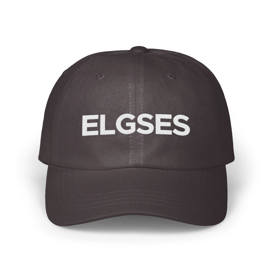 ELGSES Bold Text Design Black Cap product