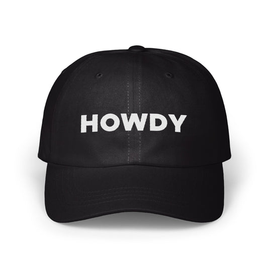 HOWDY Black Baseball Cap Casual Style Hat product