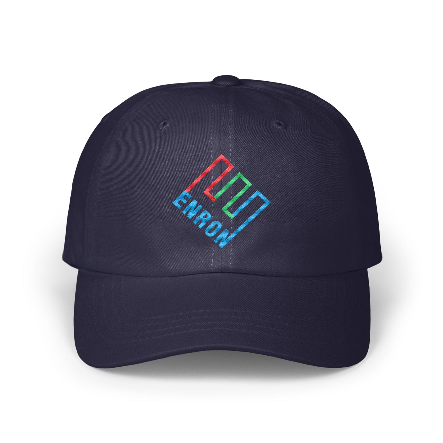 Modern Enron Logo Embroidered Baseball Cap Hat Product