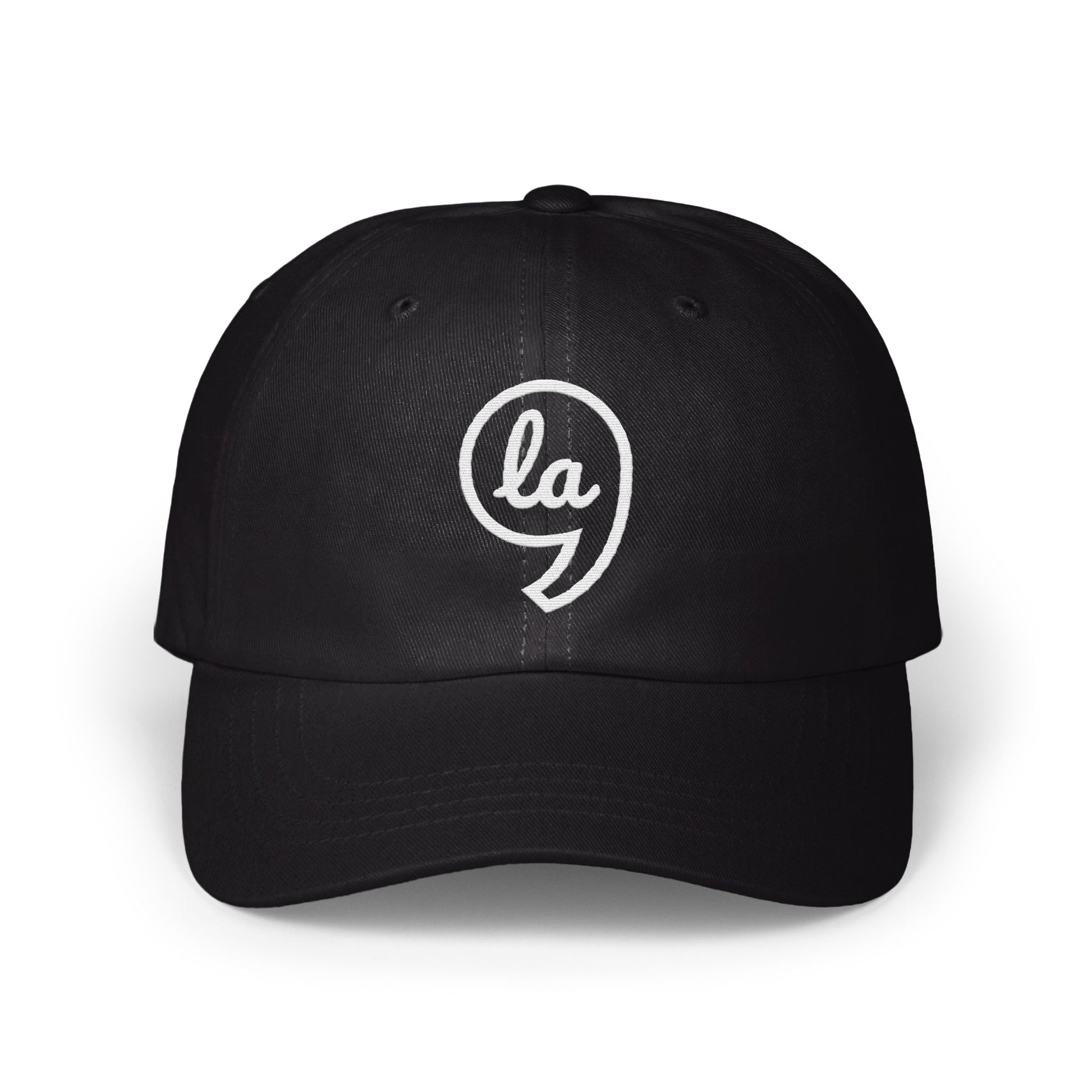 Stylish Black La Emblem Baseball Cap product
