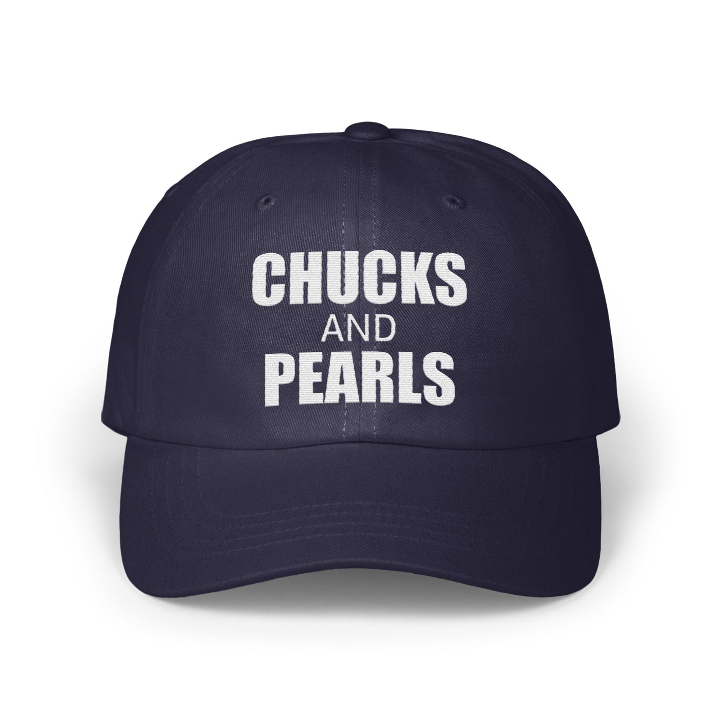 Stylish Chucks And Pearls Embroidered Hat product type