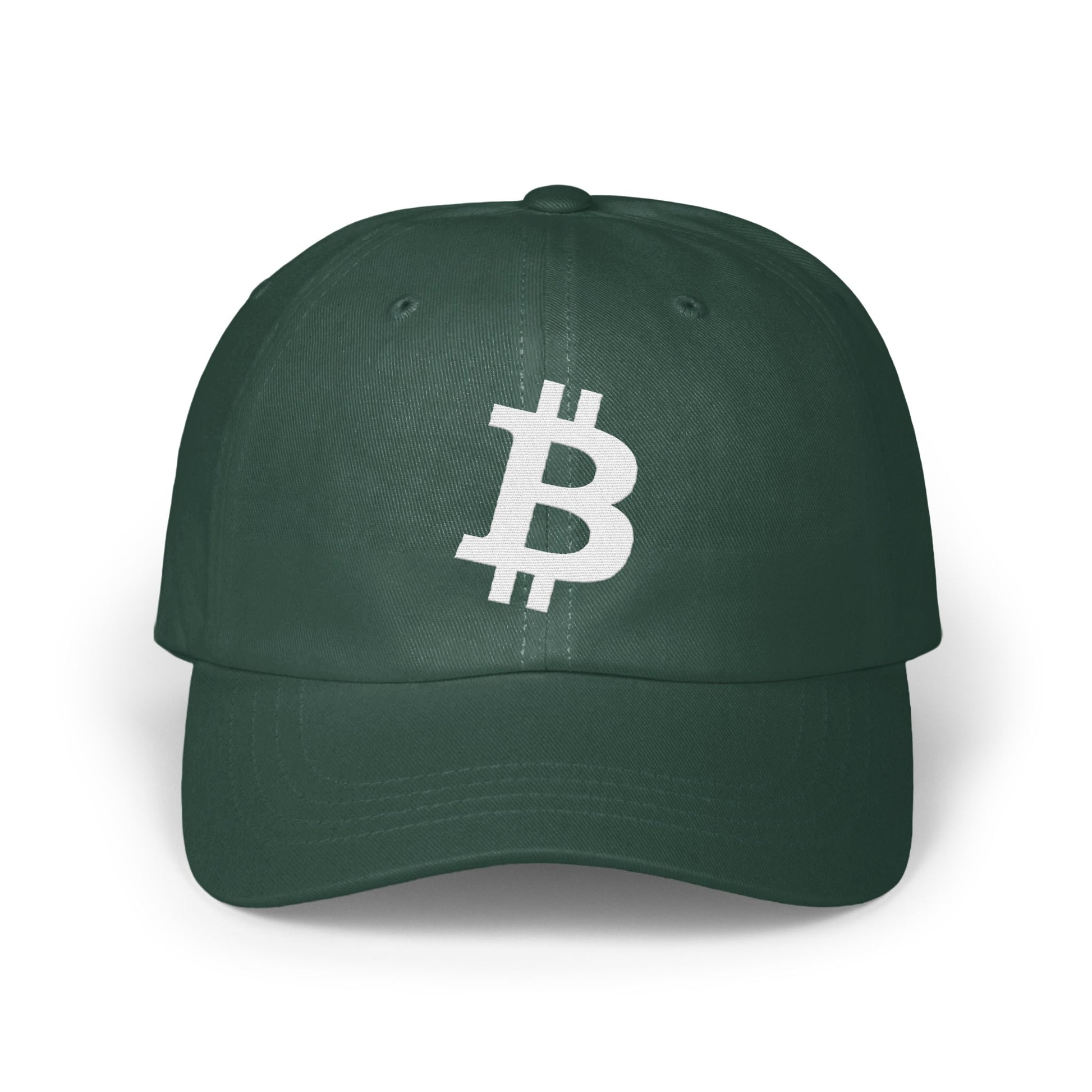 Bitcoin Logo Dark Green Adjustable Cap product