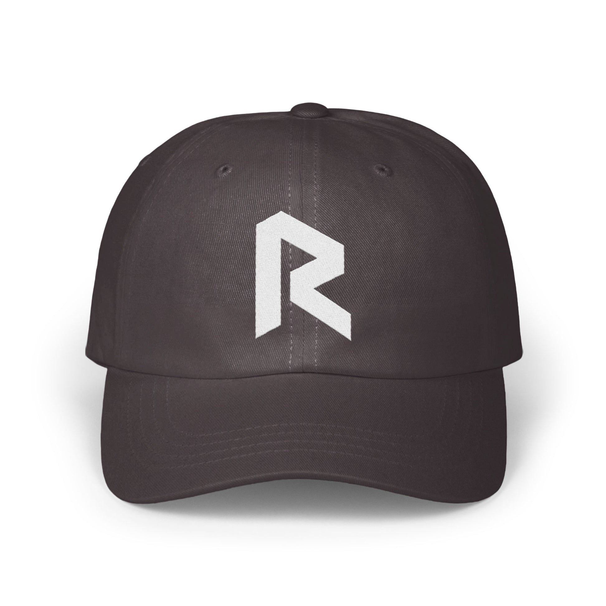 Modern Dark Baseball Hat with Unique Logo product