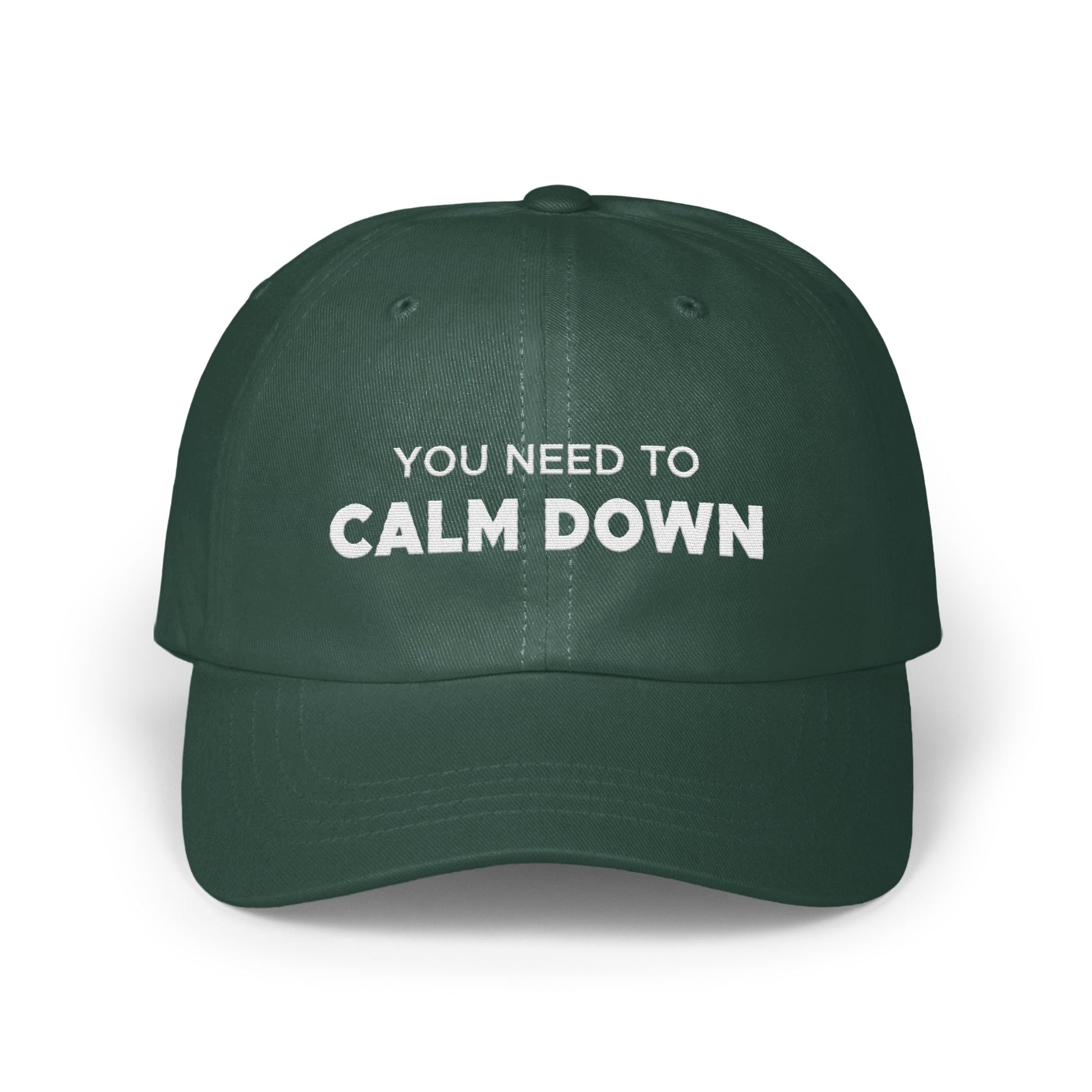 You Need to Calm Down Green Baseball Cap product