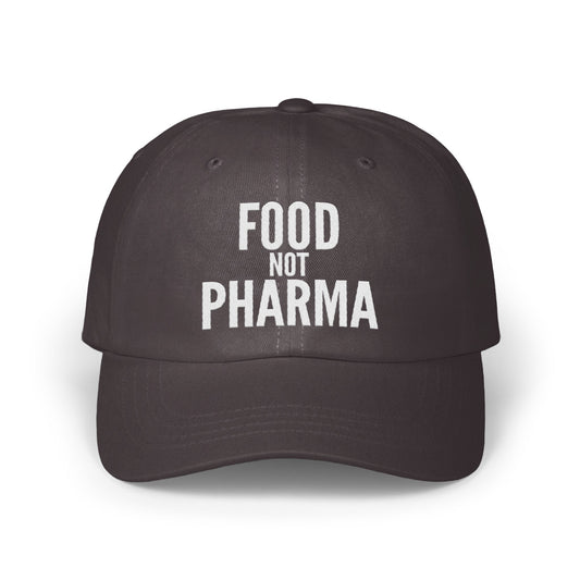 Food Not Pharma Statement Baseball Cap Product