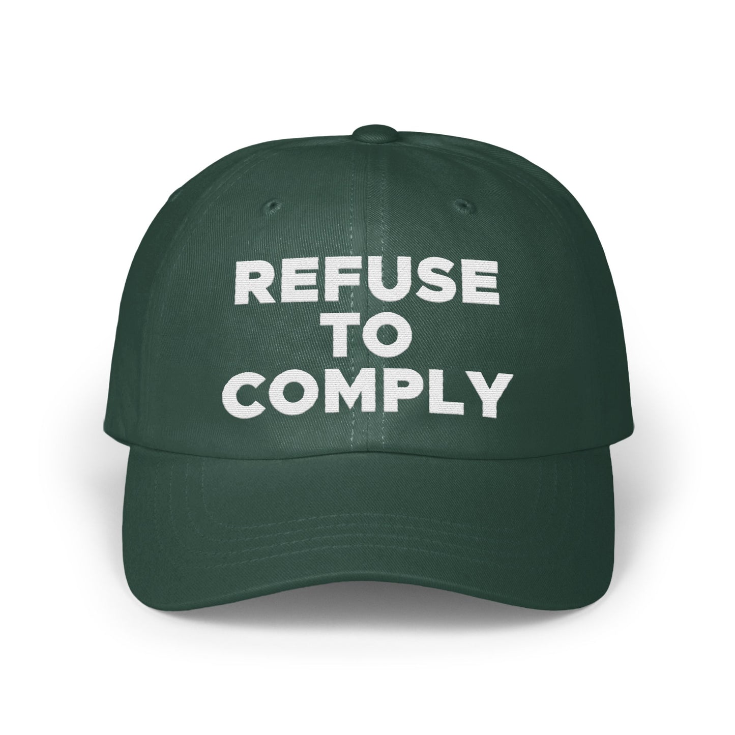 Refuse to Comply Baseball Cap Statement Product