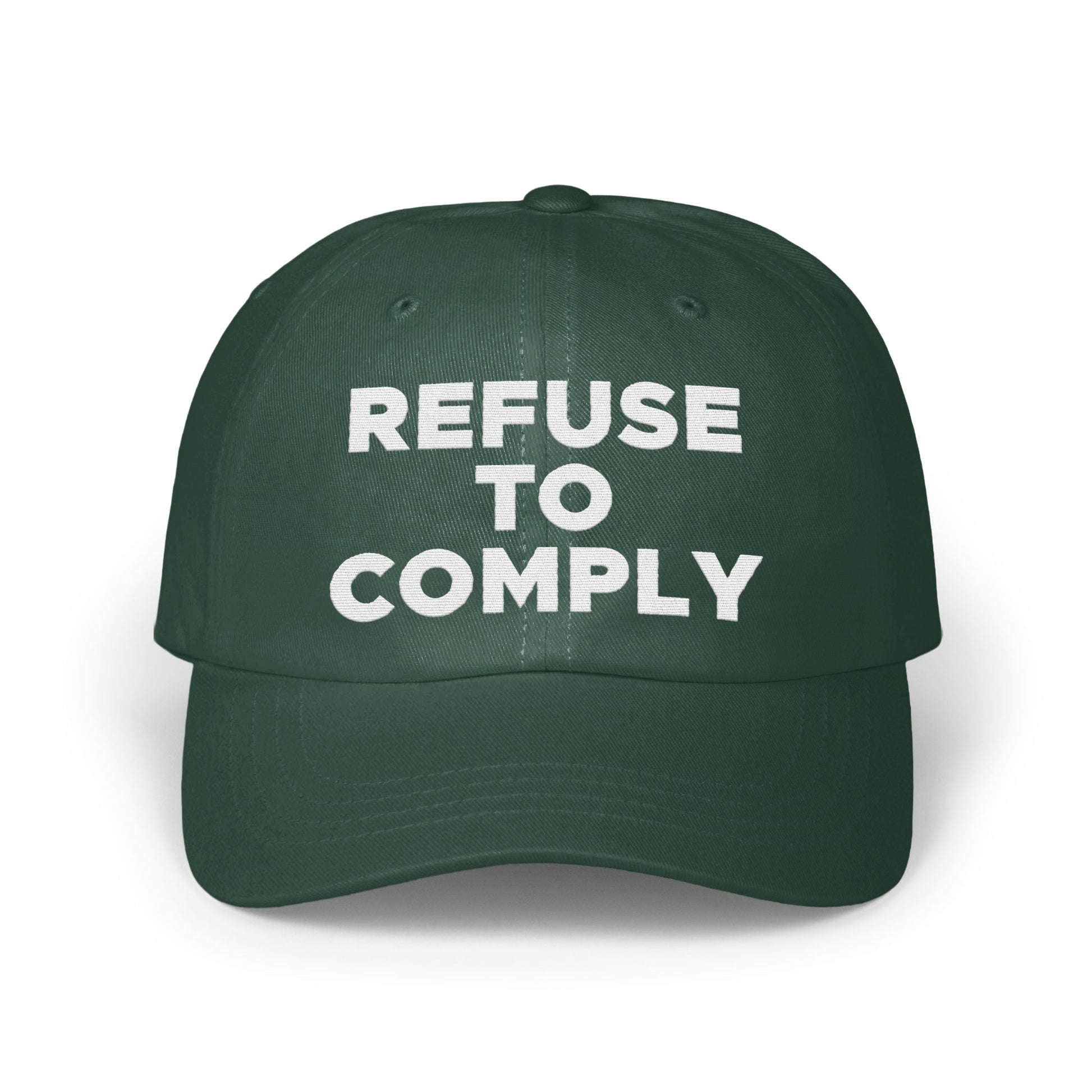 Refuse to Comply Baseball Cap Statement Product