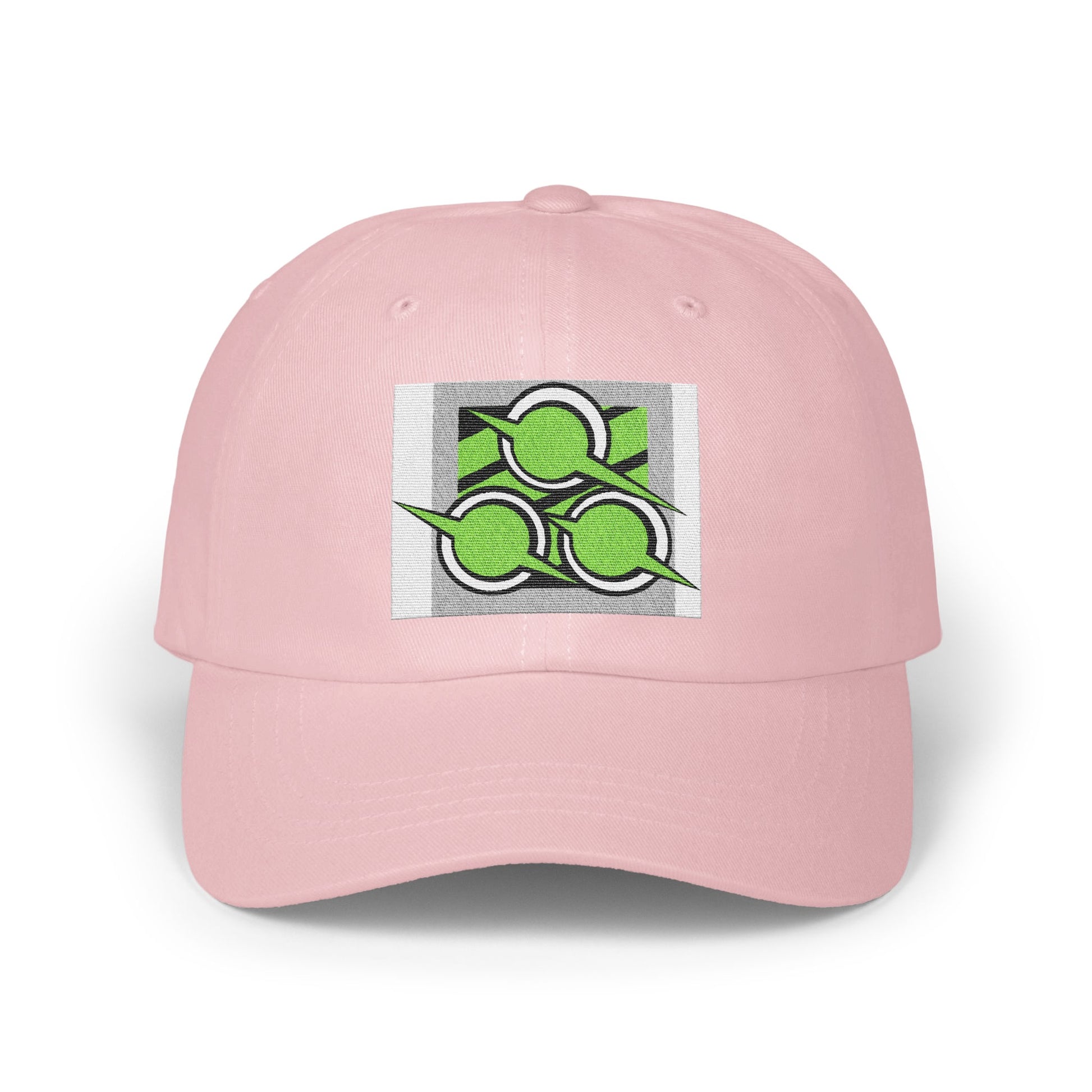 Trendy Pink Cap with Geometric Design Cap Product