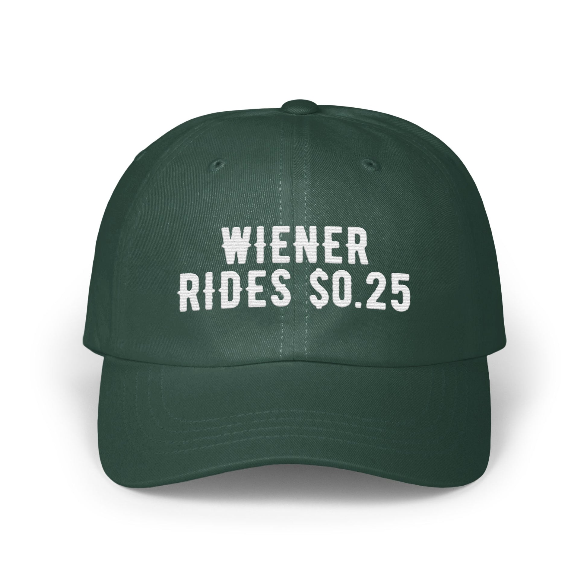 Wiener Rides $0.25 Embroidered Baseball Cap product