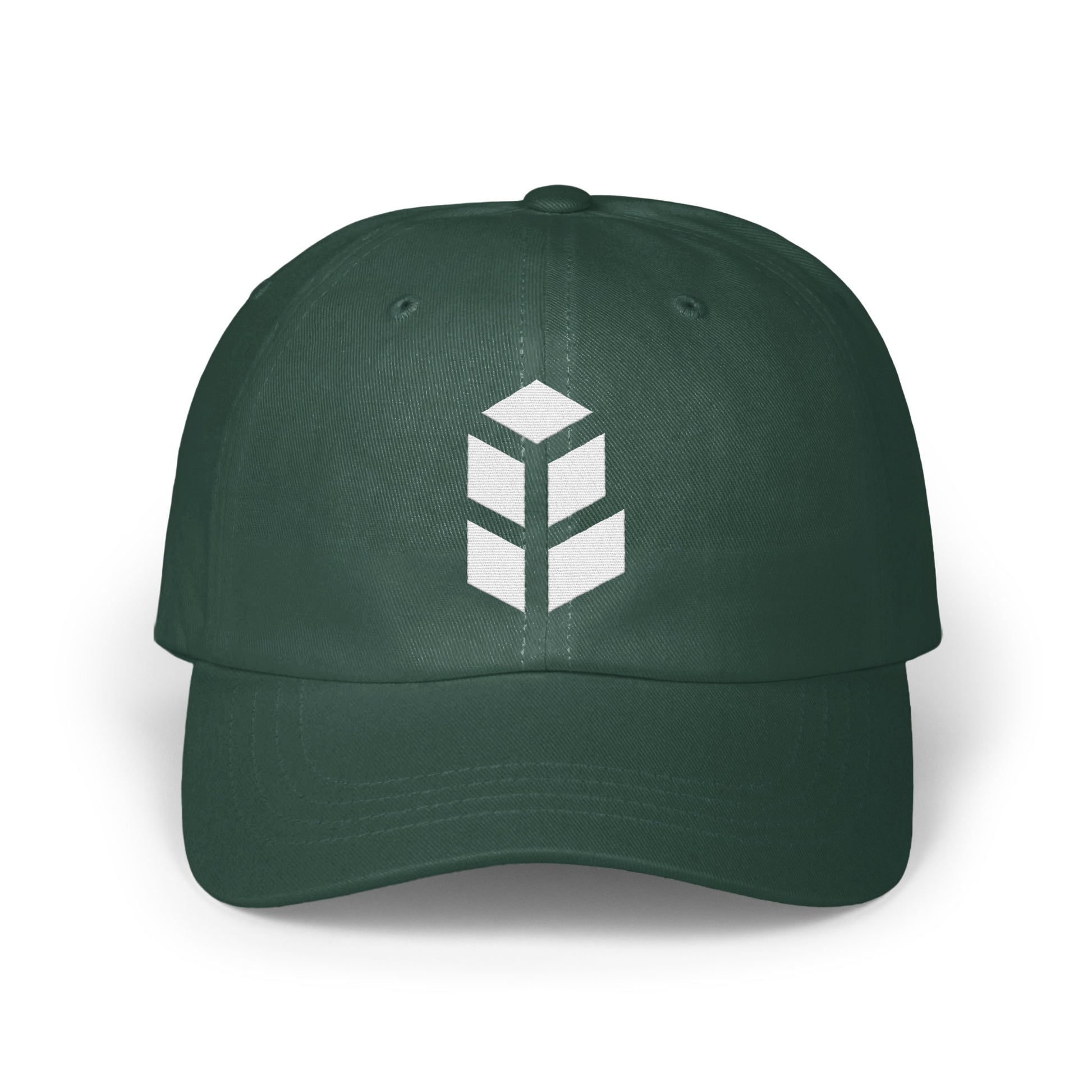 Stylish Green Hat with Geometric Logo Design product