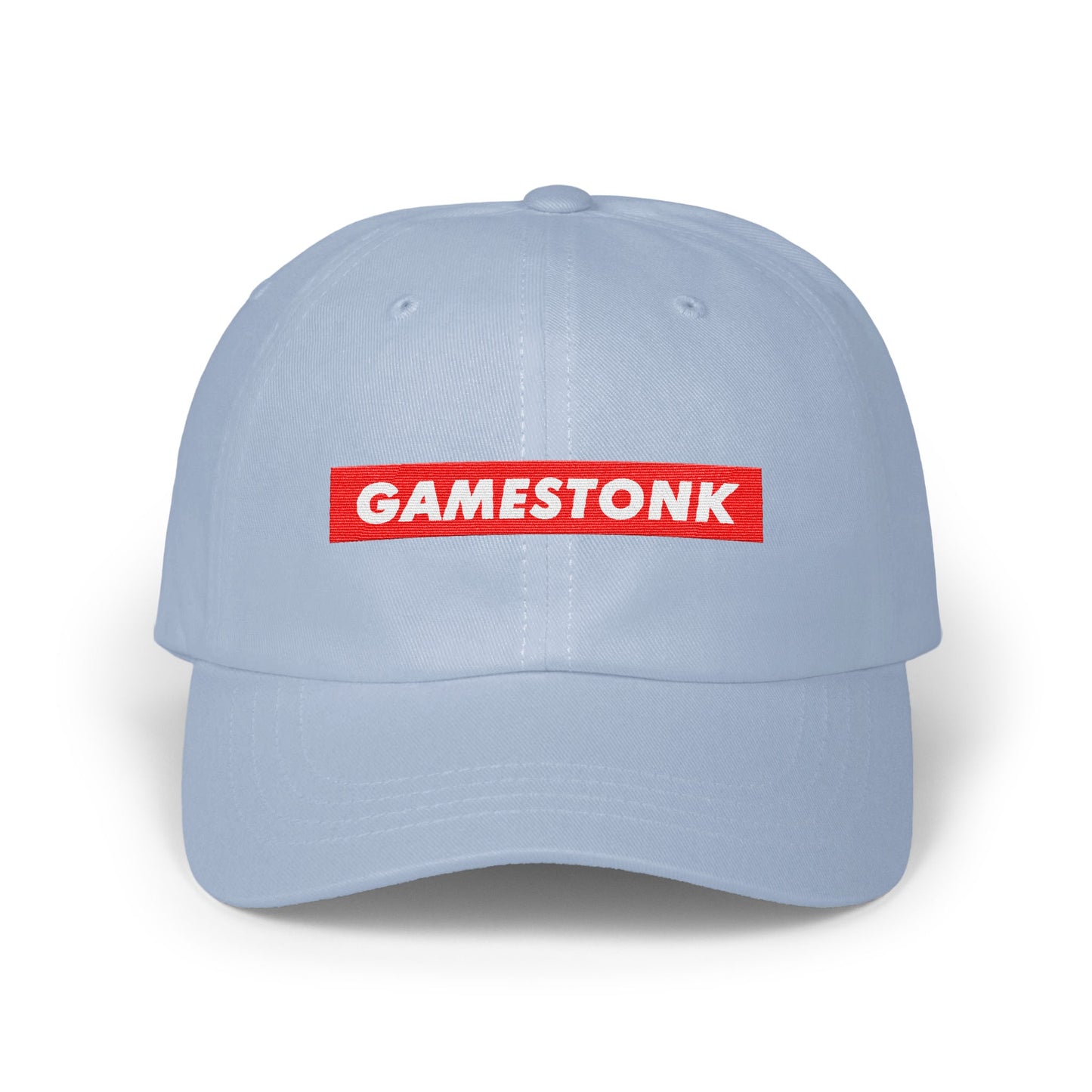 Gamestonk Red and White Embroidered Hat product type
