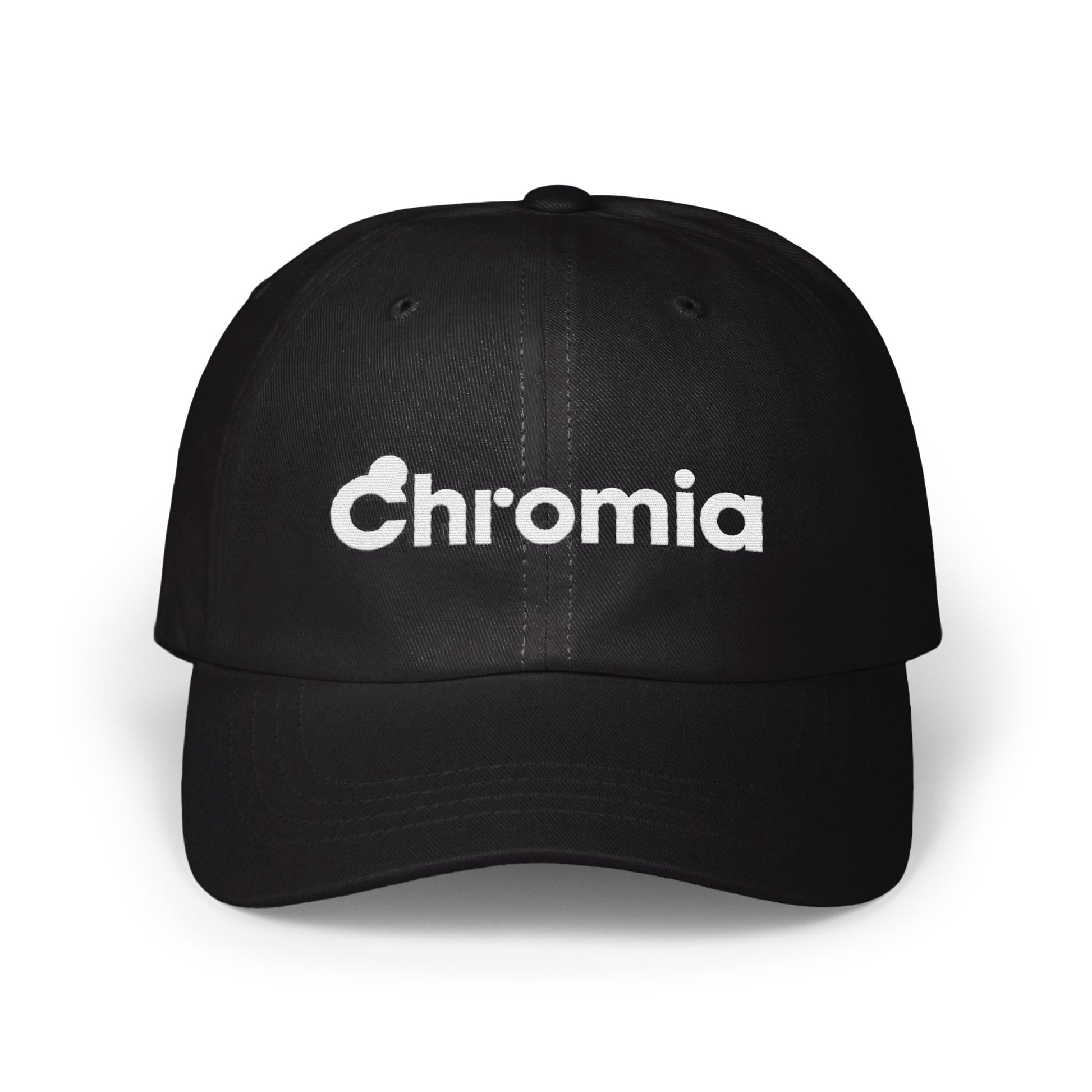 Chromia Embroidered Adjustable Black Cap product