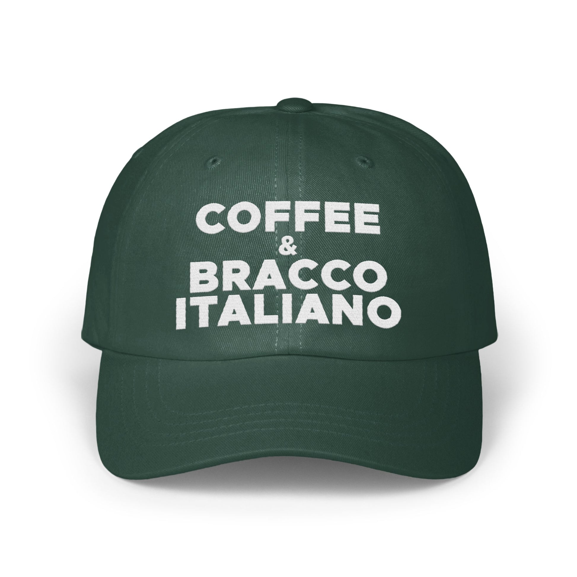Coffee and Bracco Italiano Green Printed Cap product