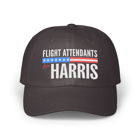 Flight Attendants for Harris statement cap product