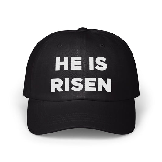 He Is Risen Embroidered Message Baseball Hat product
