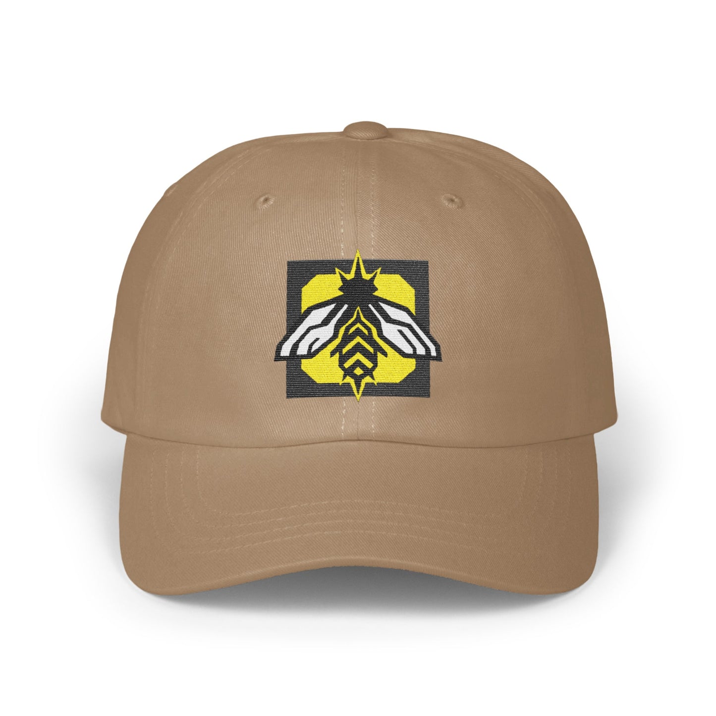 Stylish Brown Hat With Unique Bee Logo product type
