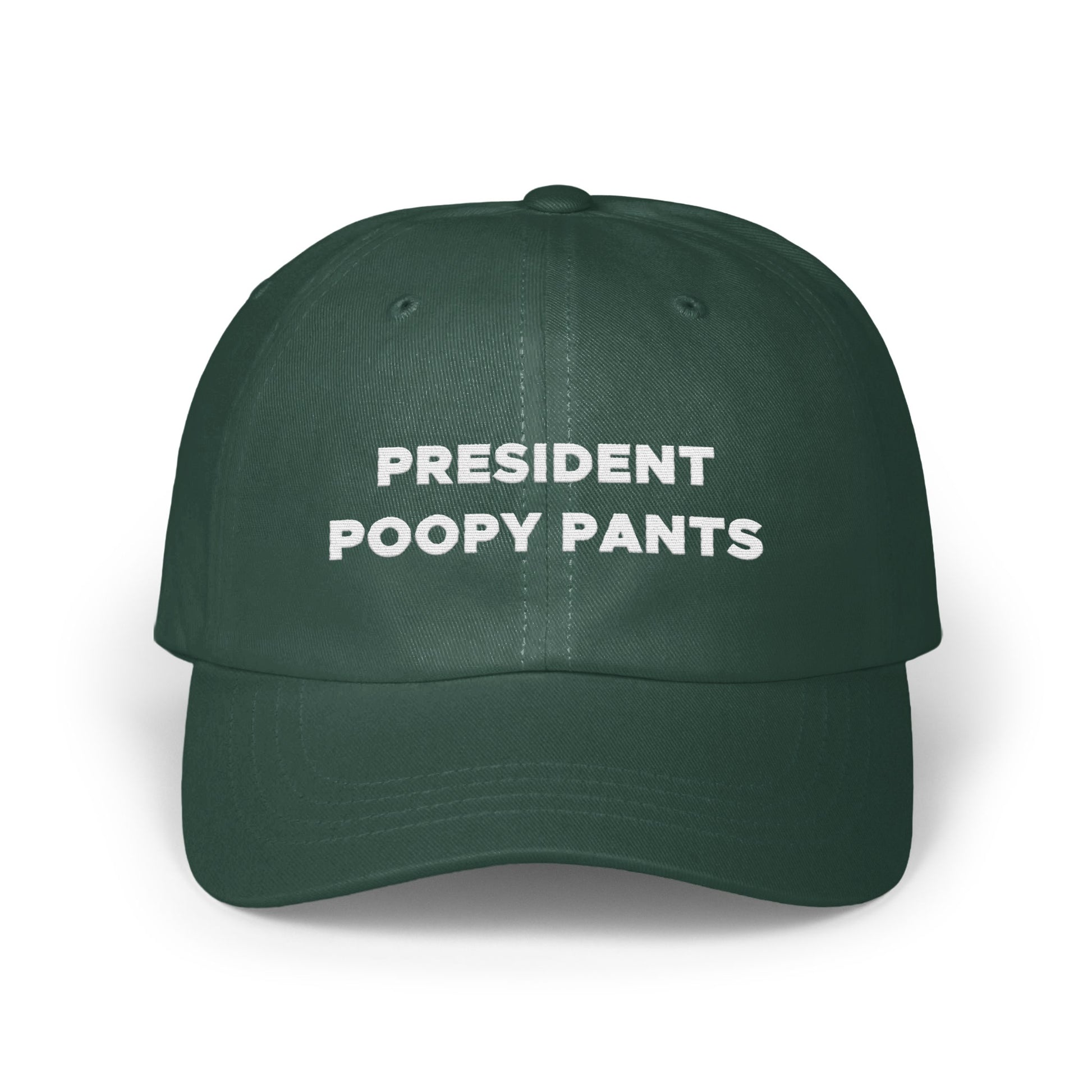 President Poopy Pants Funny Baseball Cap product type