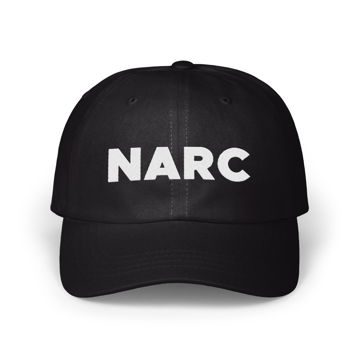 NARC Bold Statement Black Baseball Cap product