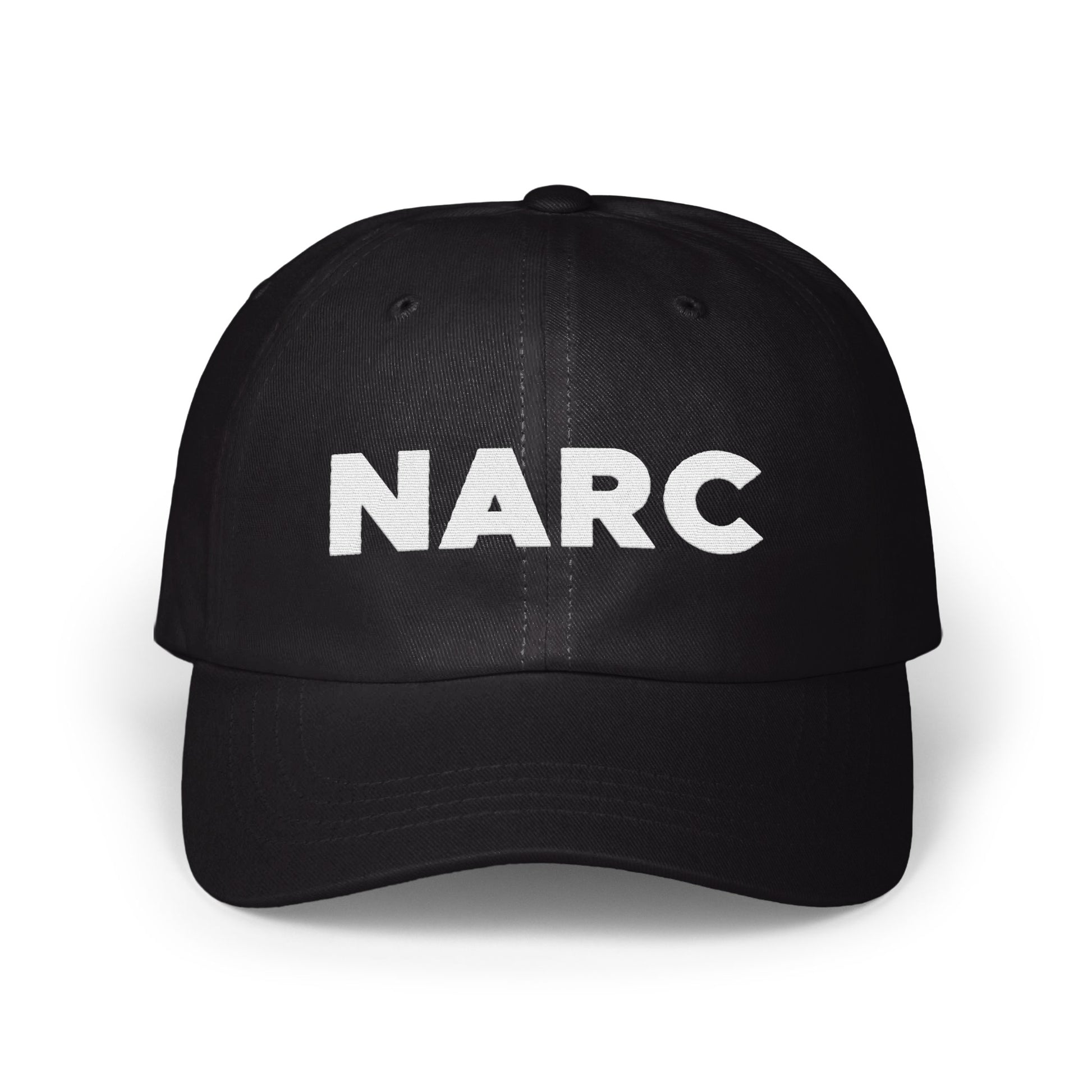 NARC Bold Statement Black Baseball Cap product