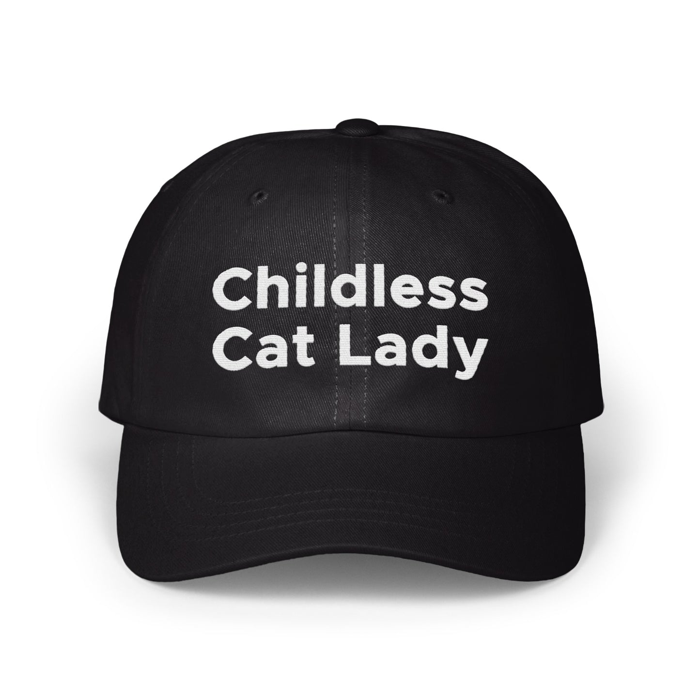 Childless Cat Lady Funny Statement Cap product