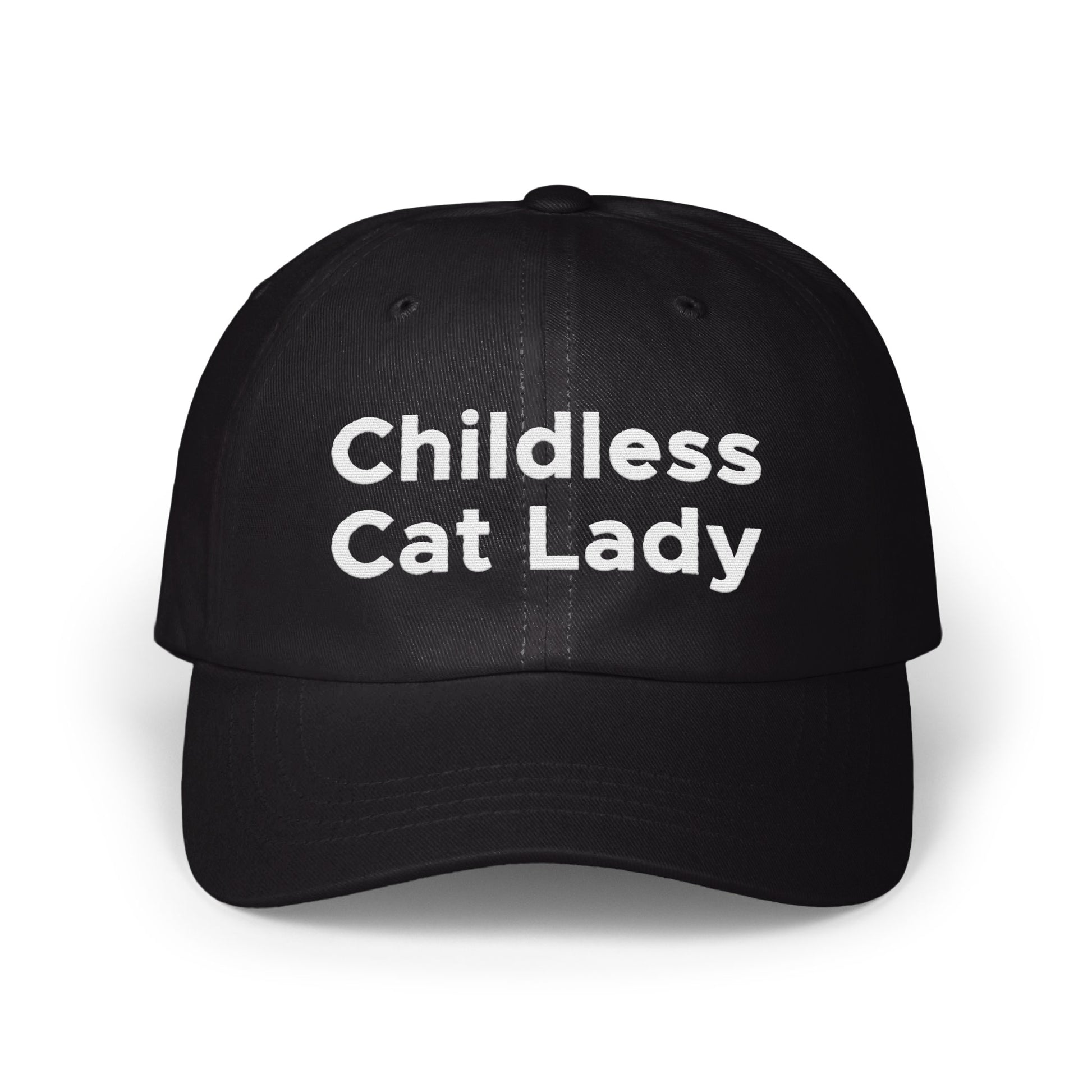 Childless Cat Lady Funny Statement Cap product