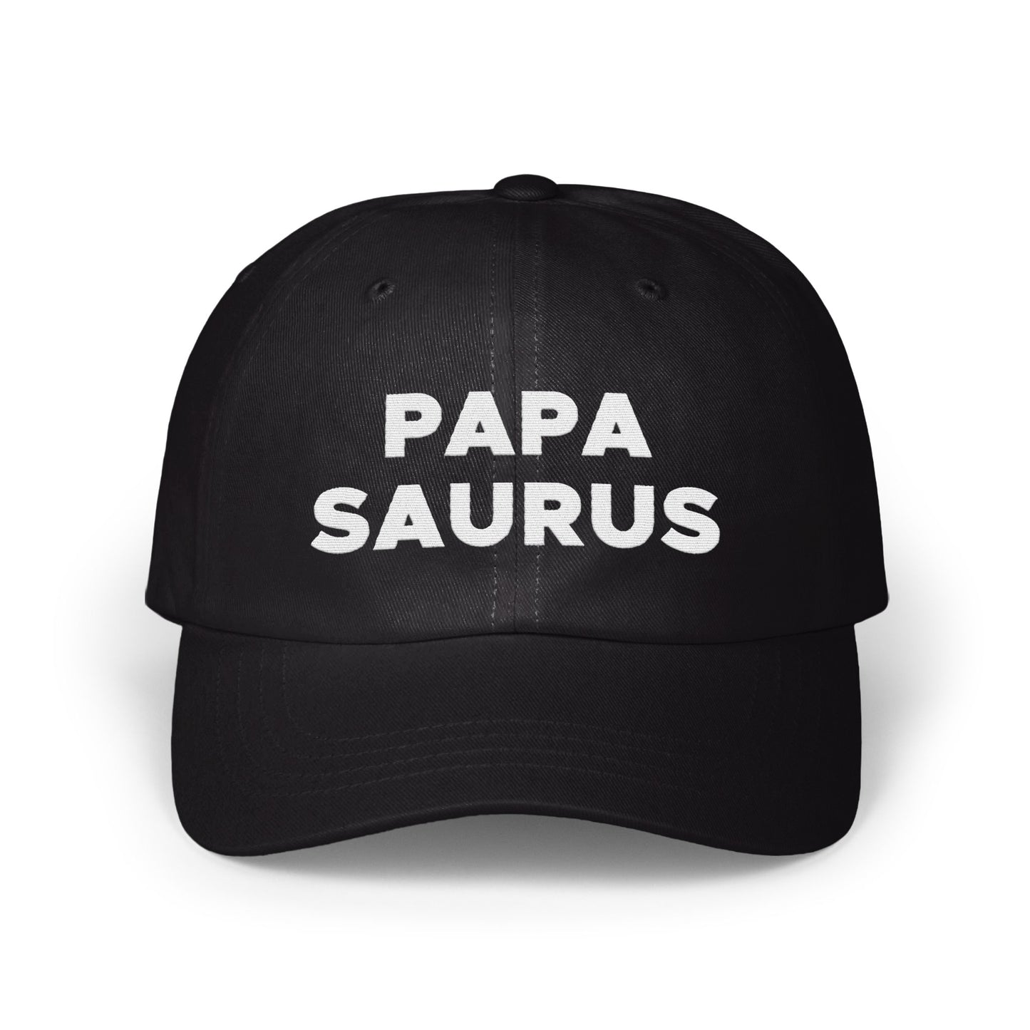 PAPA SAURUS Dad Hat Black Cap Fun Product