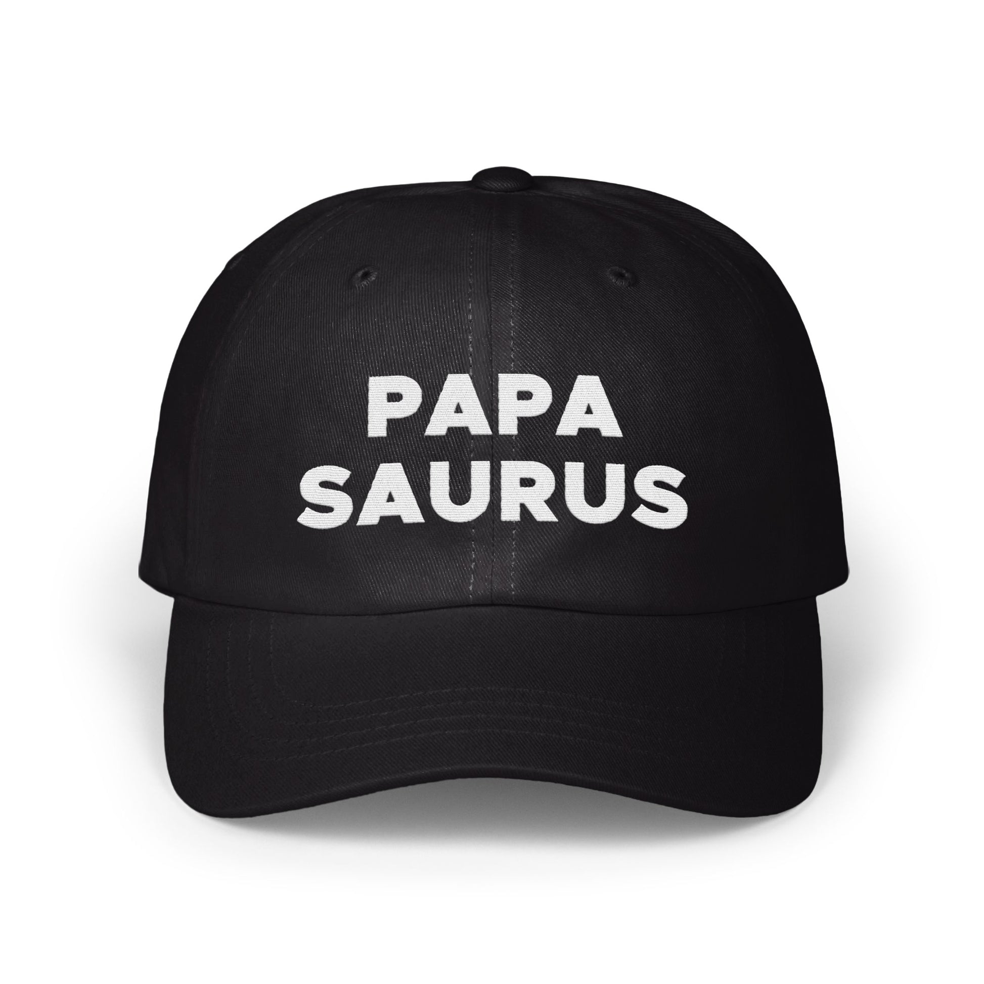 PAPA SAURUS Dad Hat Black Cap Fun Product