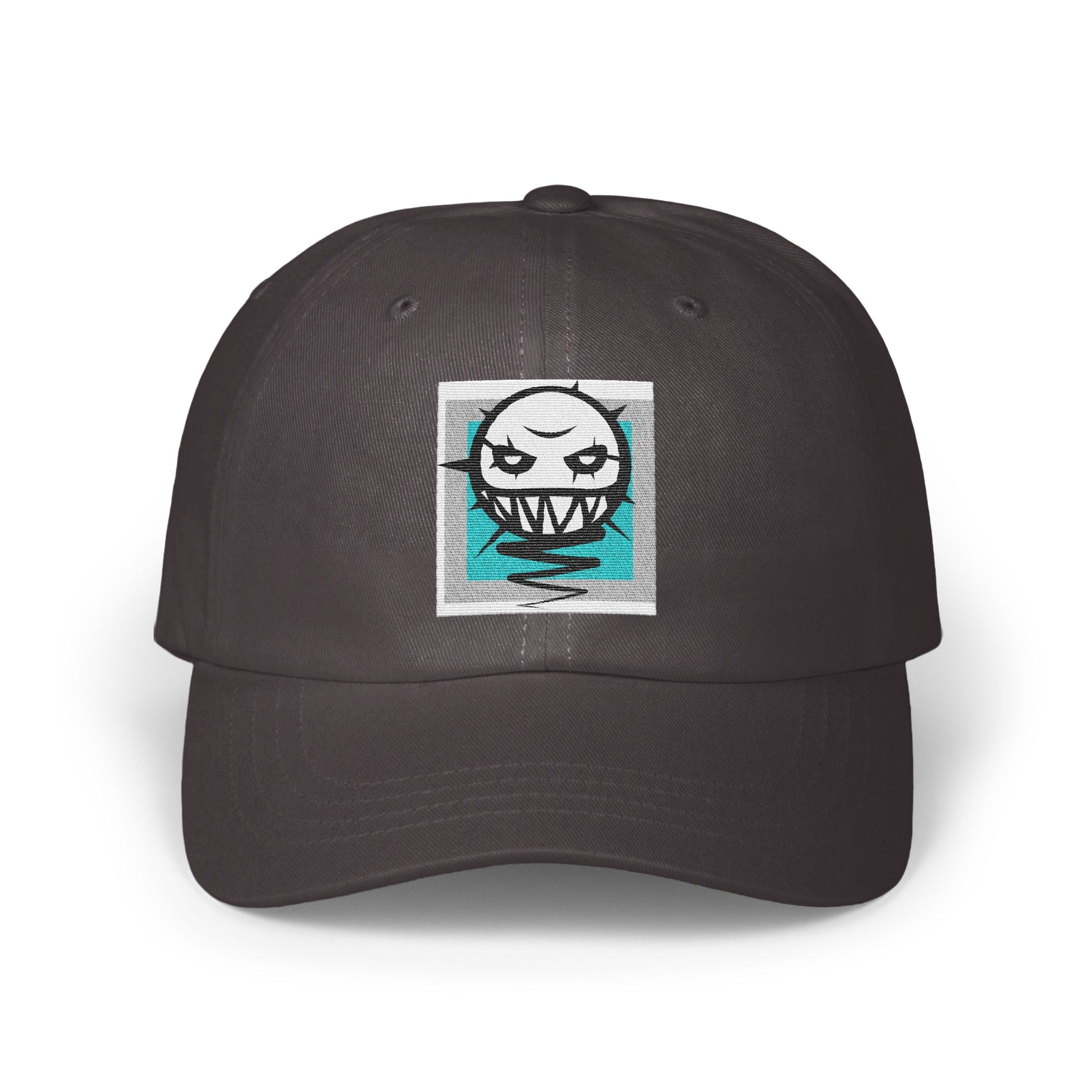 Stylish Gray Cap with Intriguing Design cap product