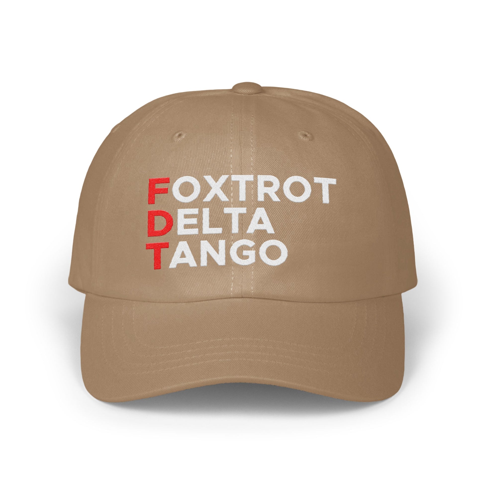 Foxtrot Delta Tango Stylish Modern Baseball Cap product