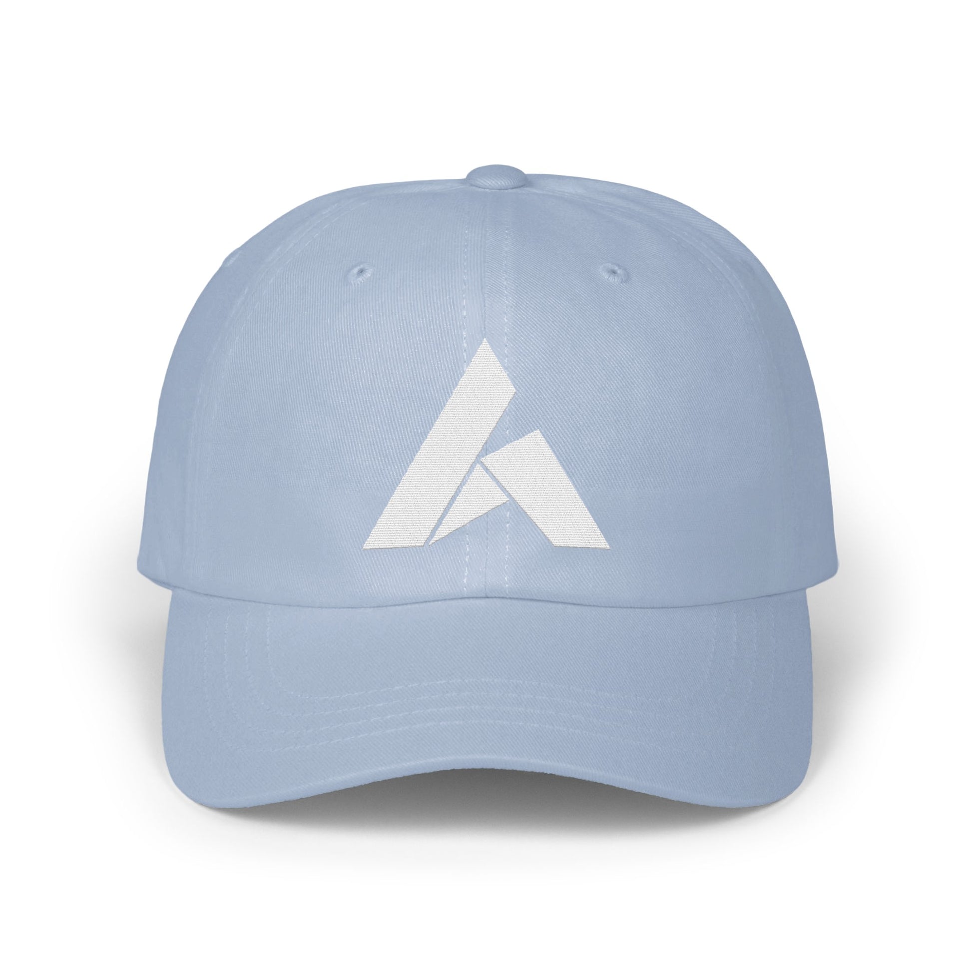 Light Blue Hat with White Modern Logo Hat product