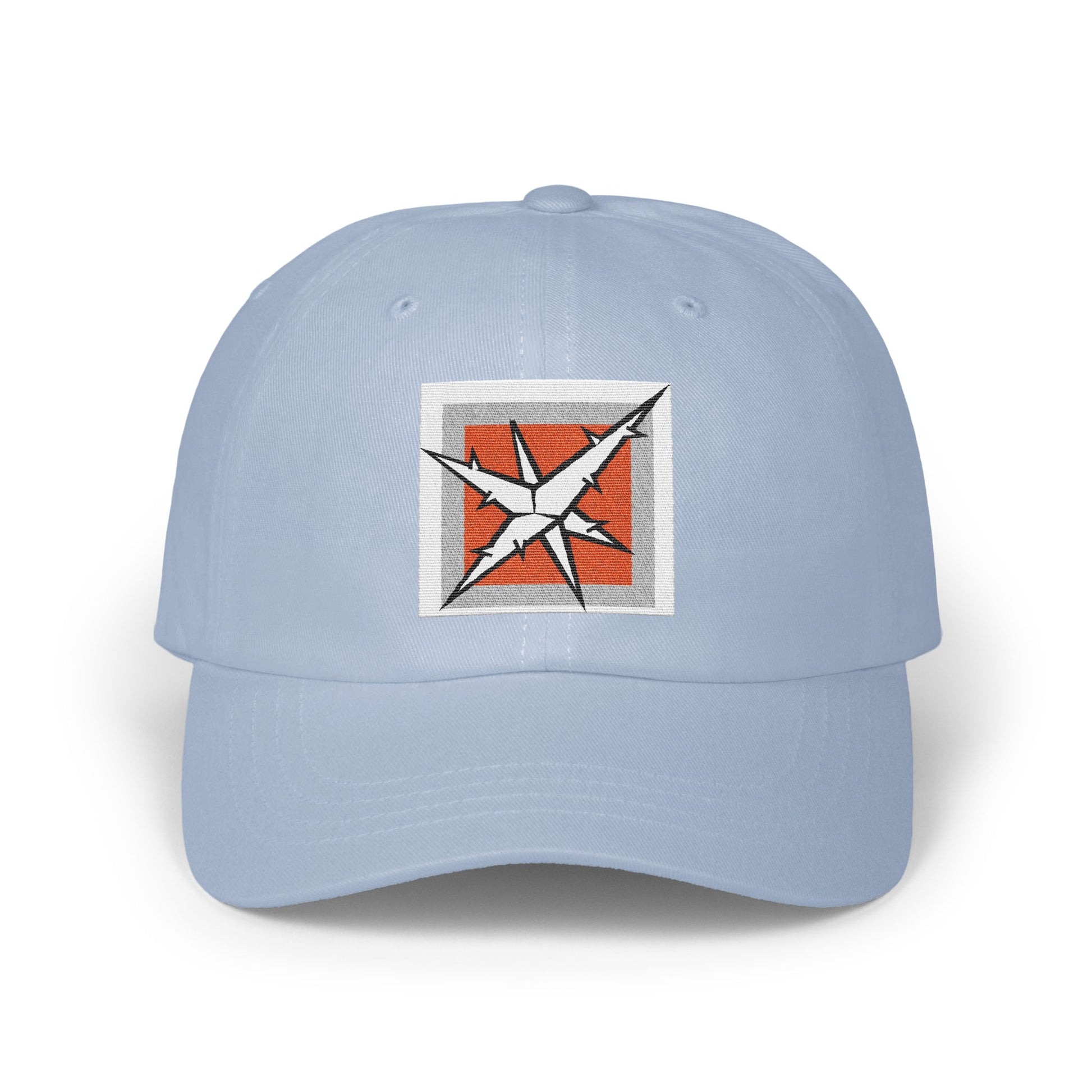 Star Burst Design Light Blue Adjustable Cap product type