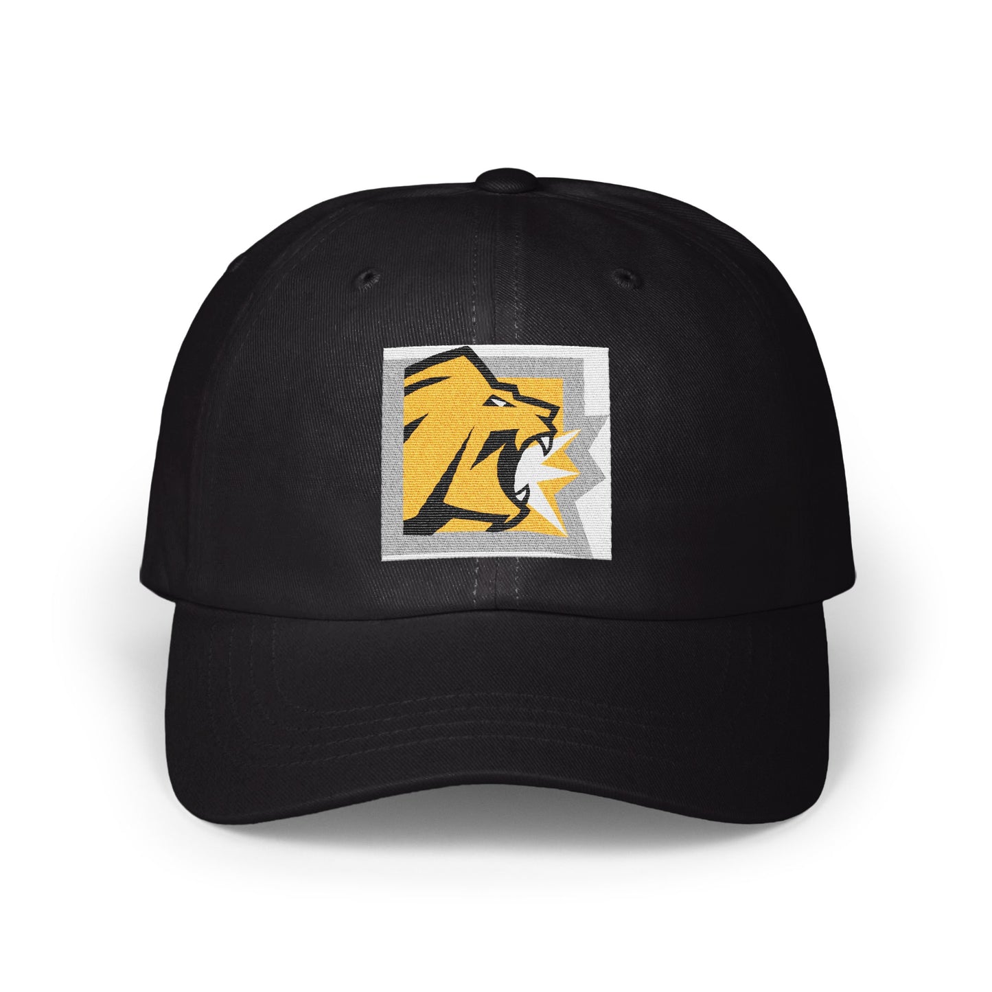 Fierce Roaring Lion Design on Black Baseball Cap product