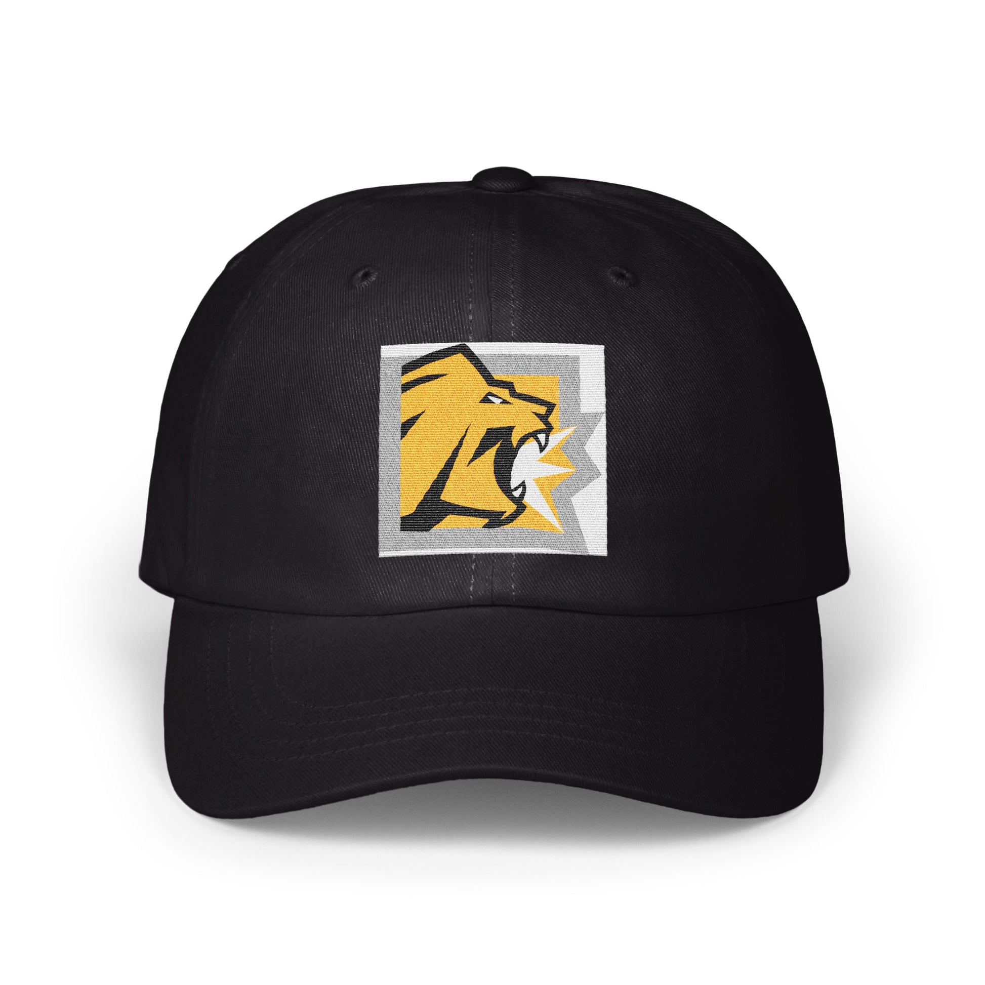 Fierce Roaring Lion Design on Black Baseball Cap product