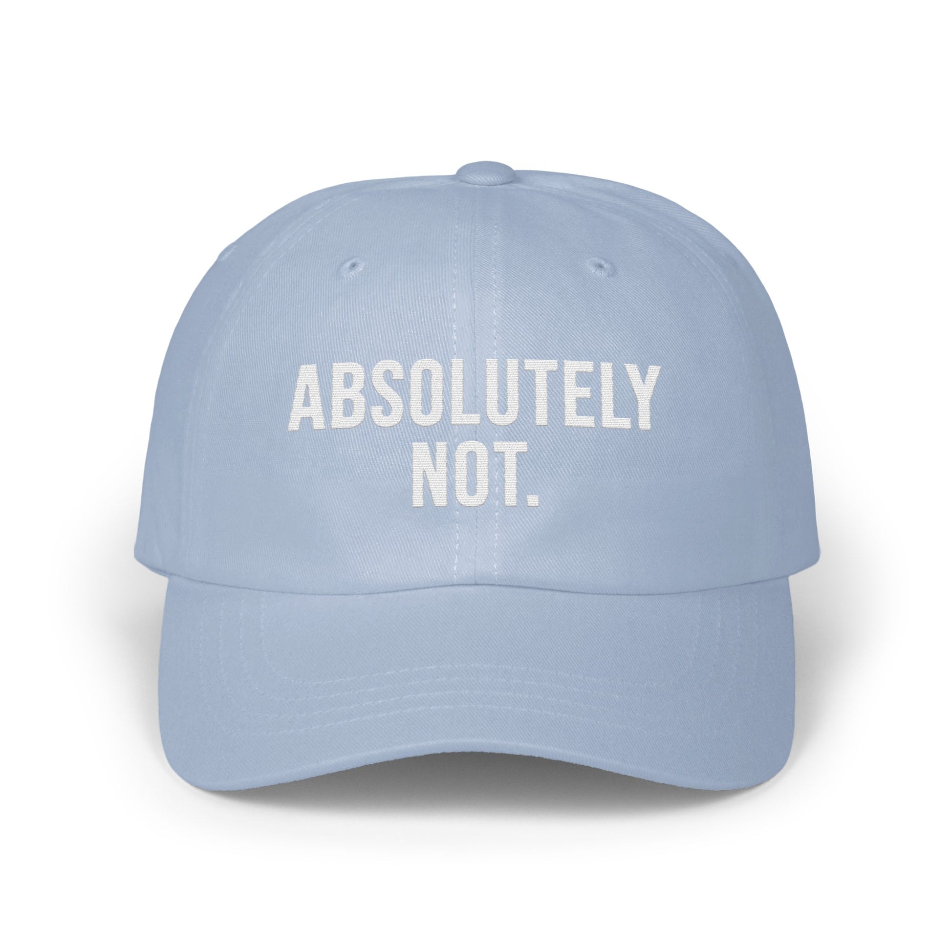 Absolutely Not Statement Blue Hat Product