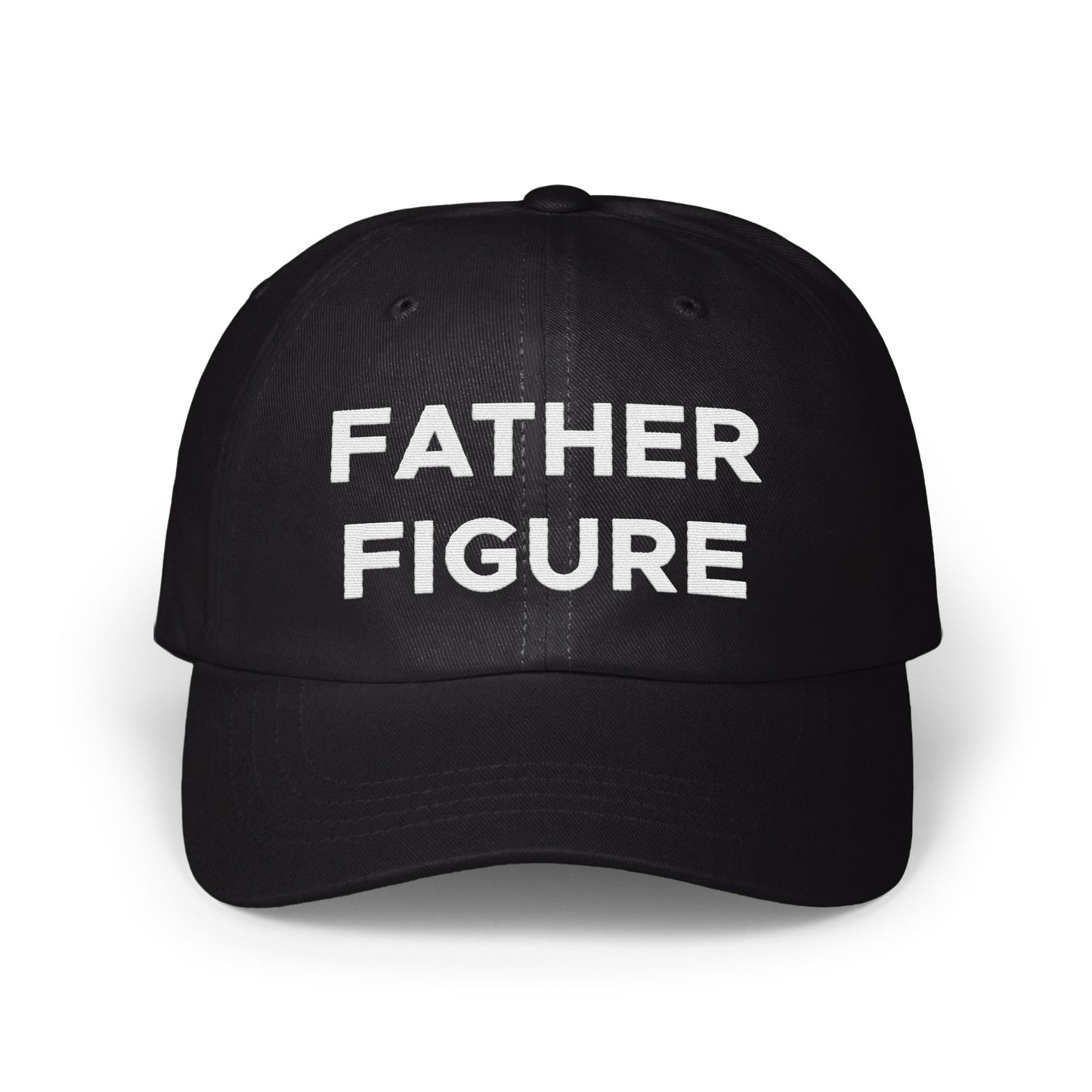 Father Figure Black Cap Stylish Dad Hat product