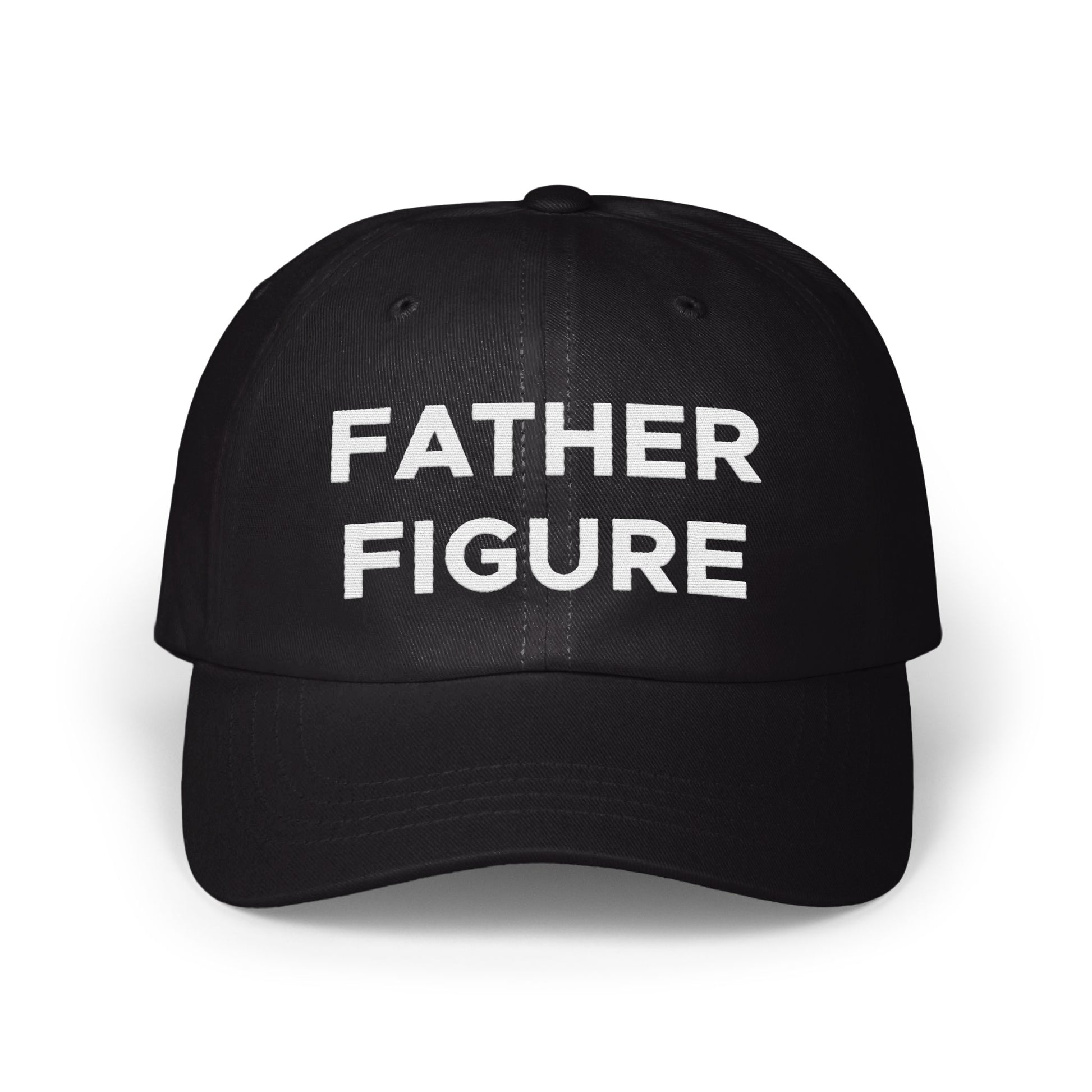 Father Figure Black Cap Stylish Dad Hat product