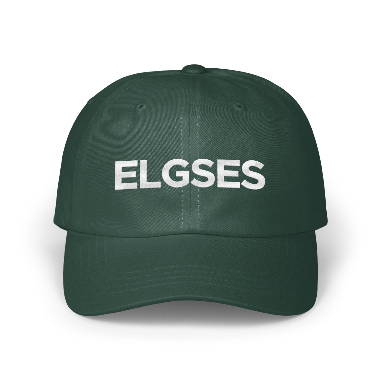Stylish Dark Green ELGSES Text Cap product
