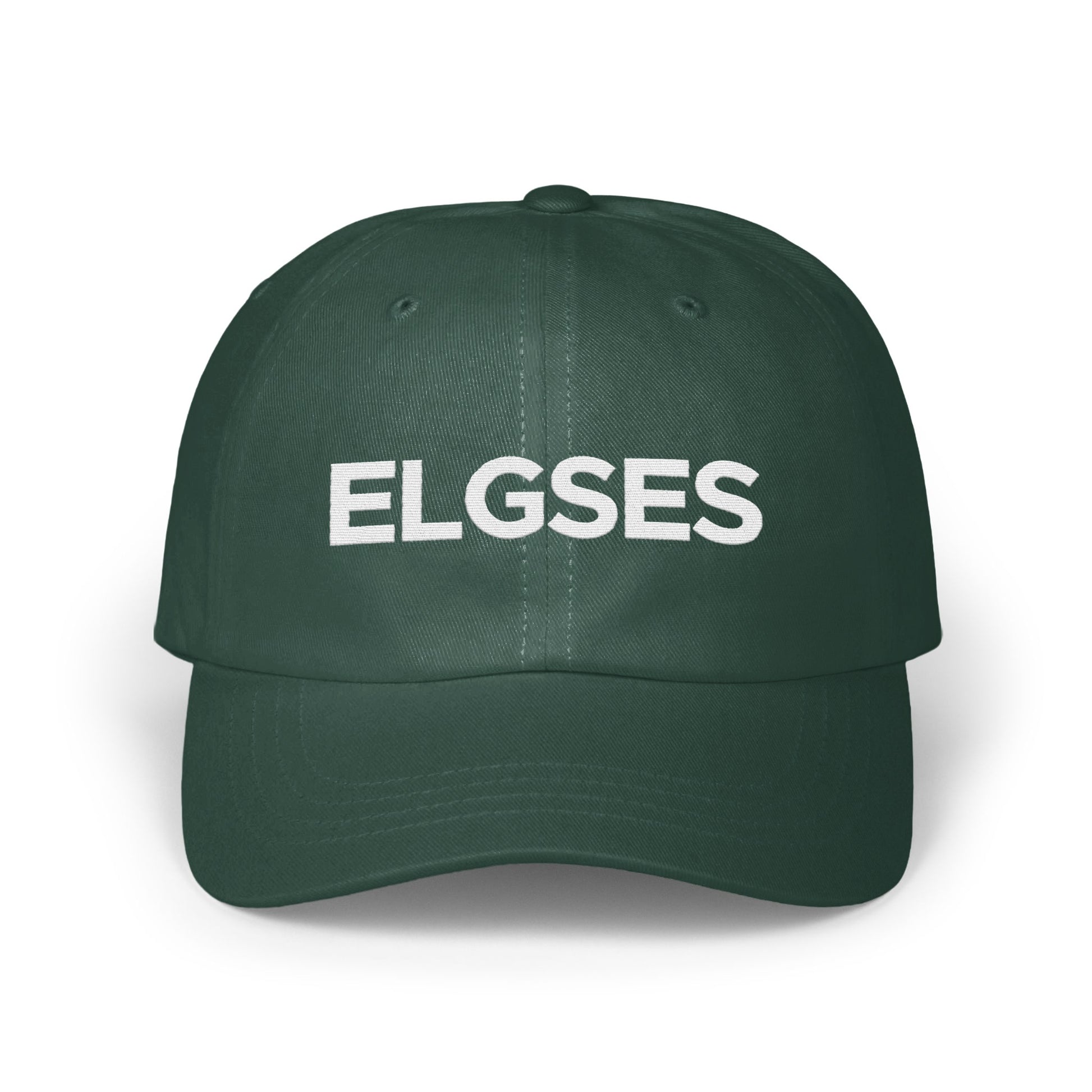 Stylish Dark Green ELGSES Text Cap product
